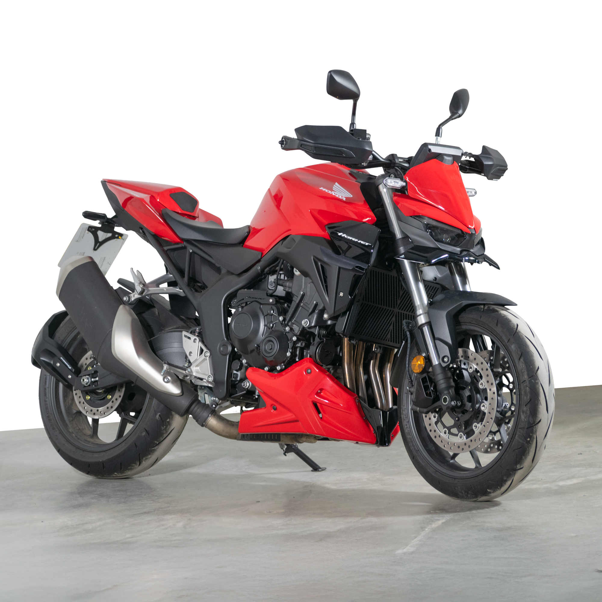 Pyramid Belly Pan | Pearl Glare White | Honda CB1000 Hornet 2025>Current -   Pyramid Motorcycle Accessories