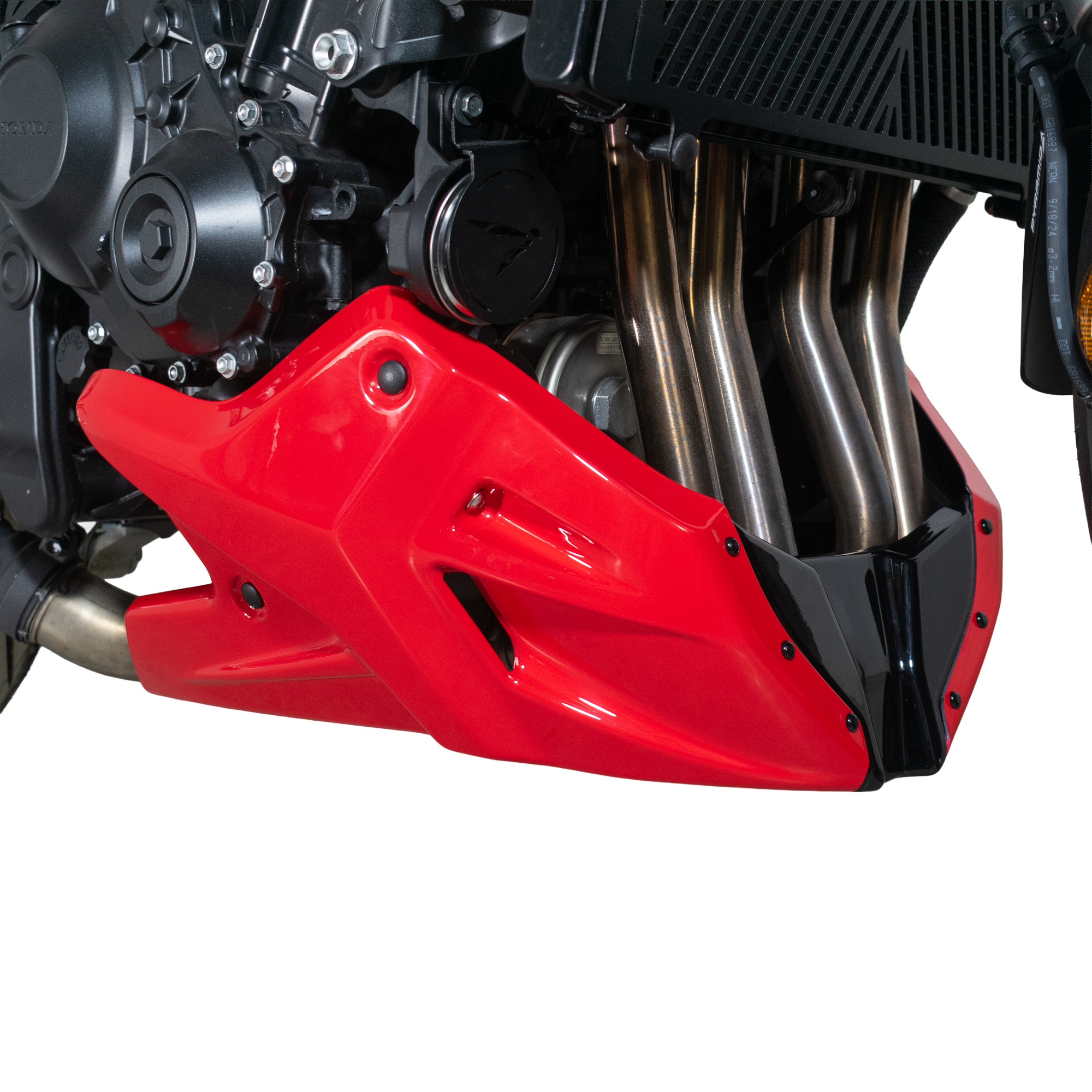 Pyramid Belly Pan | Pearl Glare White | Honda CB1000 Hornet 2025>Current -   Pyramid Motorcycle Accessories