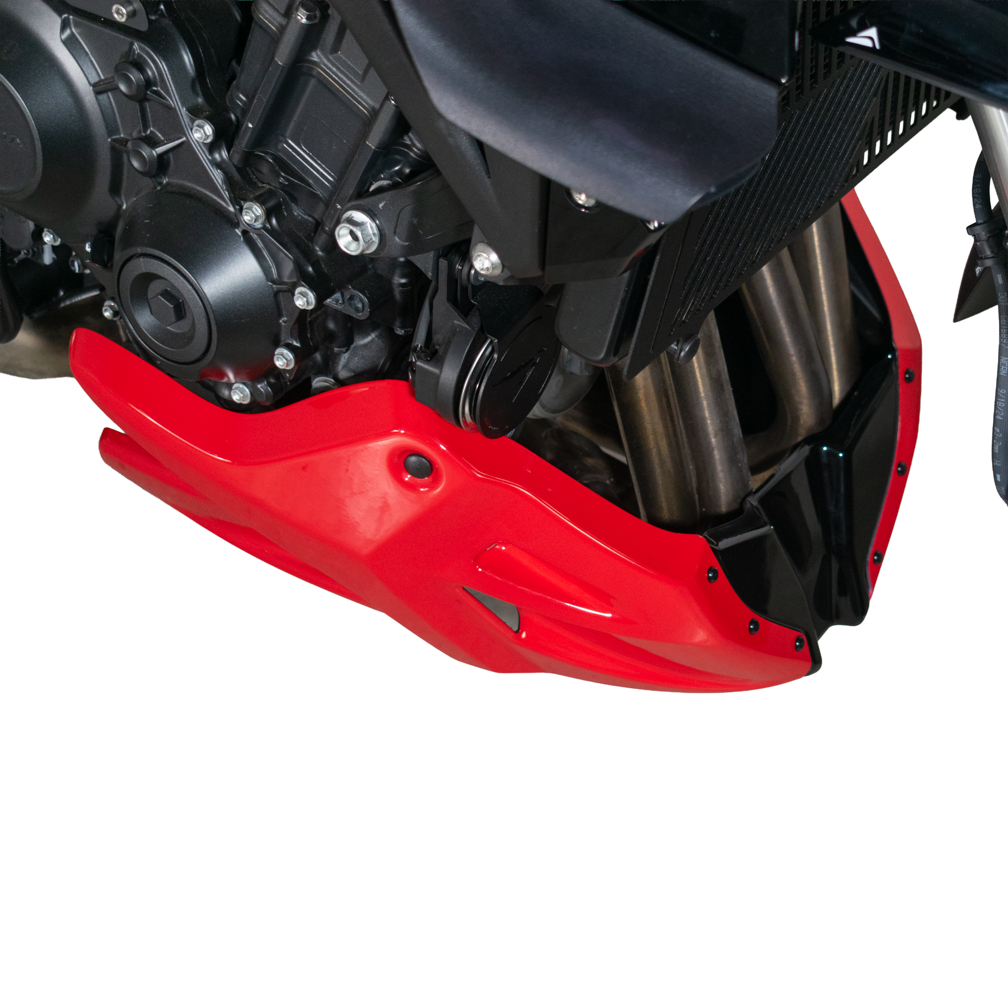 Pyramid Belly Pan | Pearl Glare White | Honda CB1000 Hornet 2025>Current -   Pyramid Motorcycle Accessories