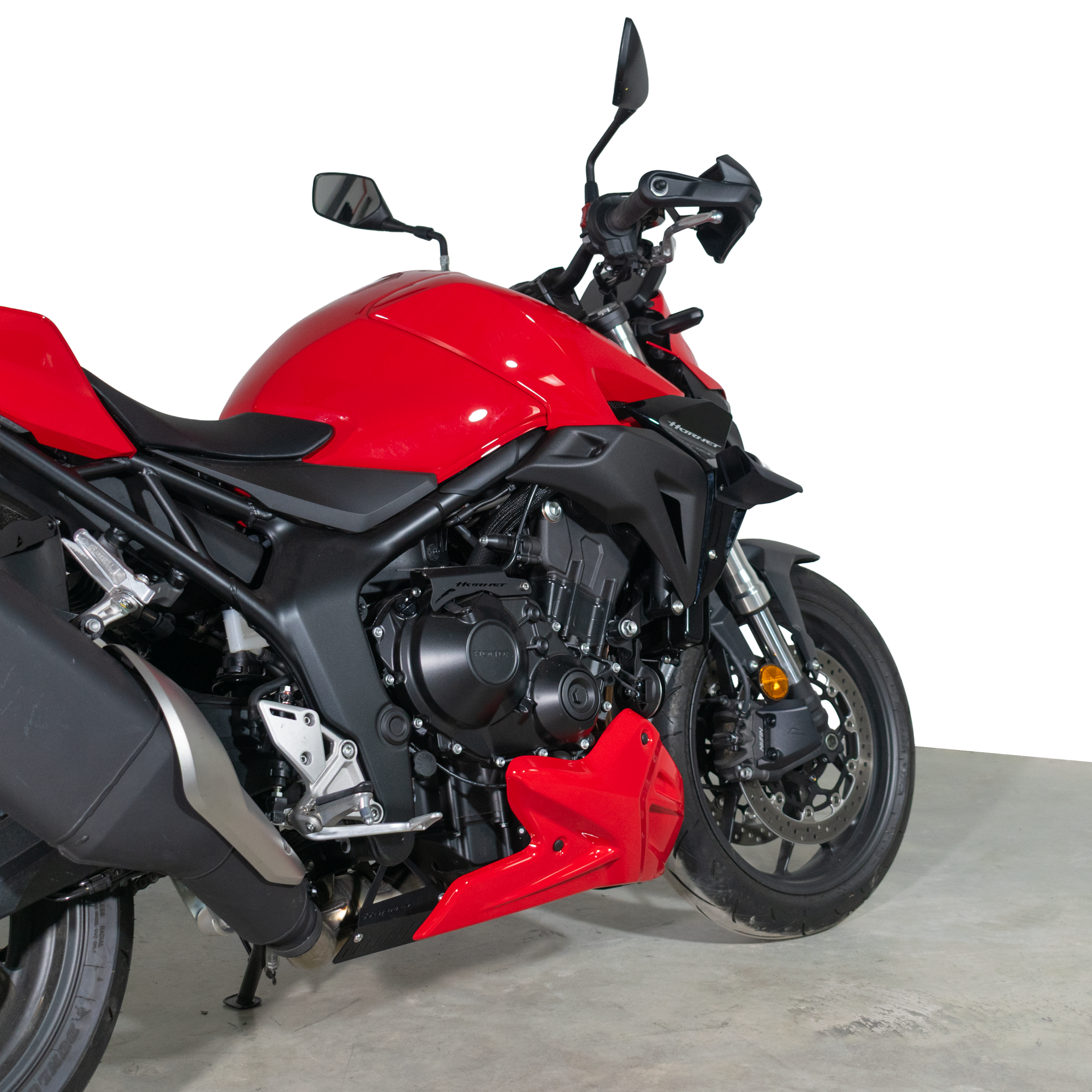 Pyramid Belly Pan | Pearl Glare White | Honda CB1000 Hornet 2025>Current -   Pyramid Motorcycle Accessories