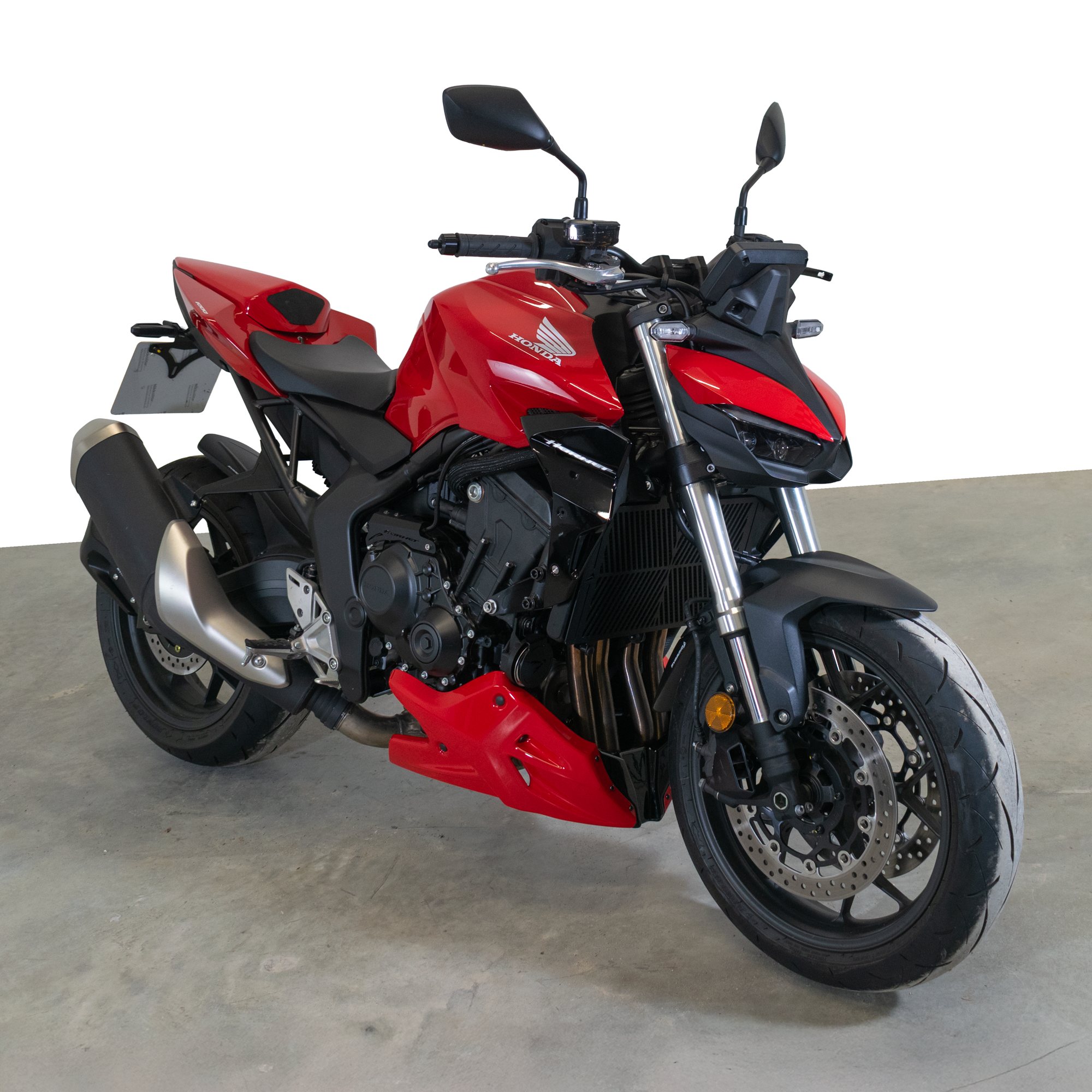 Pyramid Belly Pan | Pearl Glare White | Honda CB1000 Hornet 2025>Current -   Pyramid Motorcycle Accessories