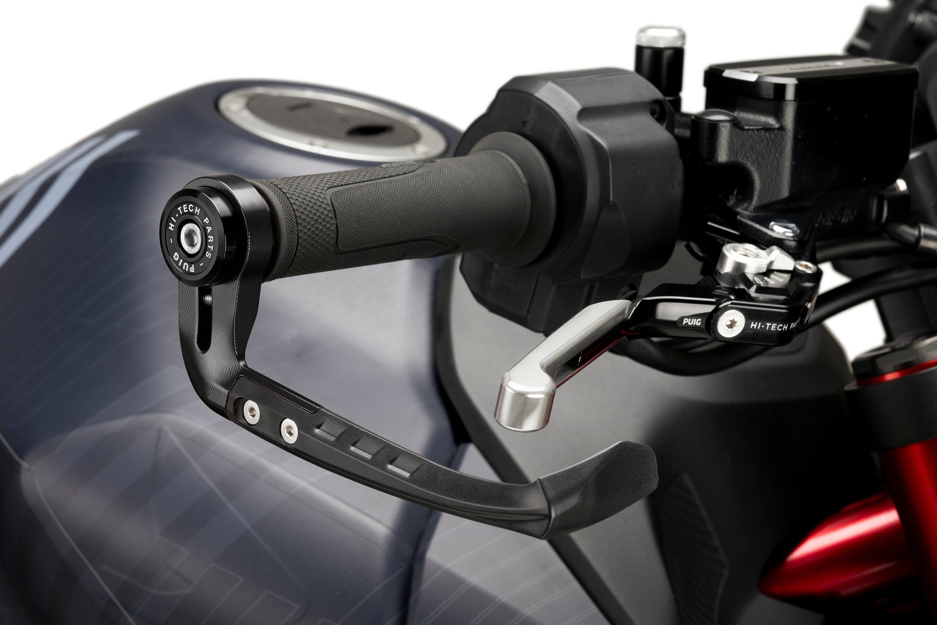 Puig Raw Brake Lever Protector | Black -   Pyramid Motorcycle Accessories