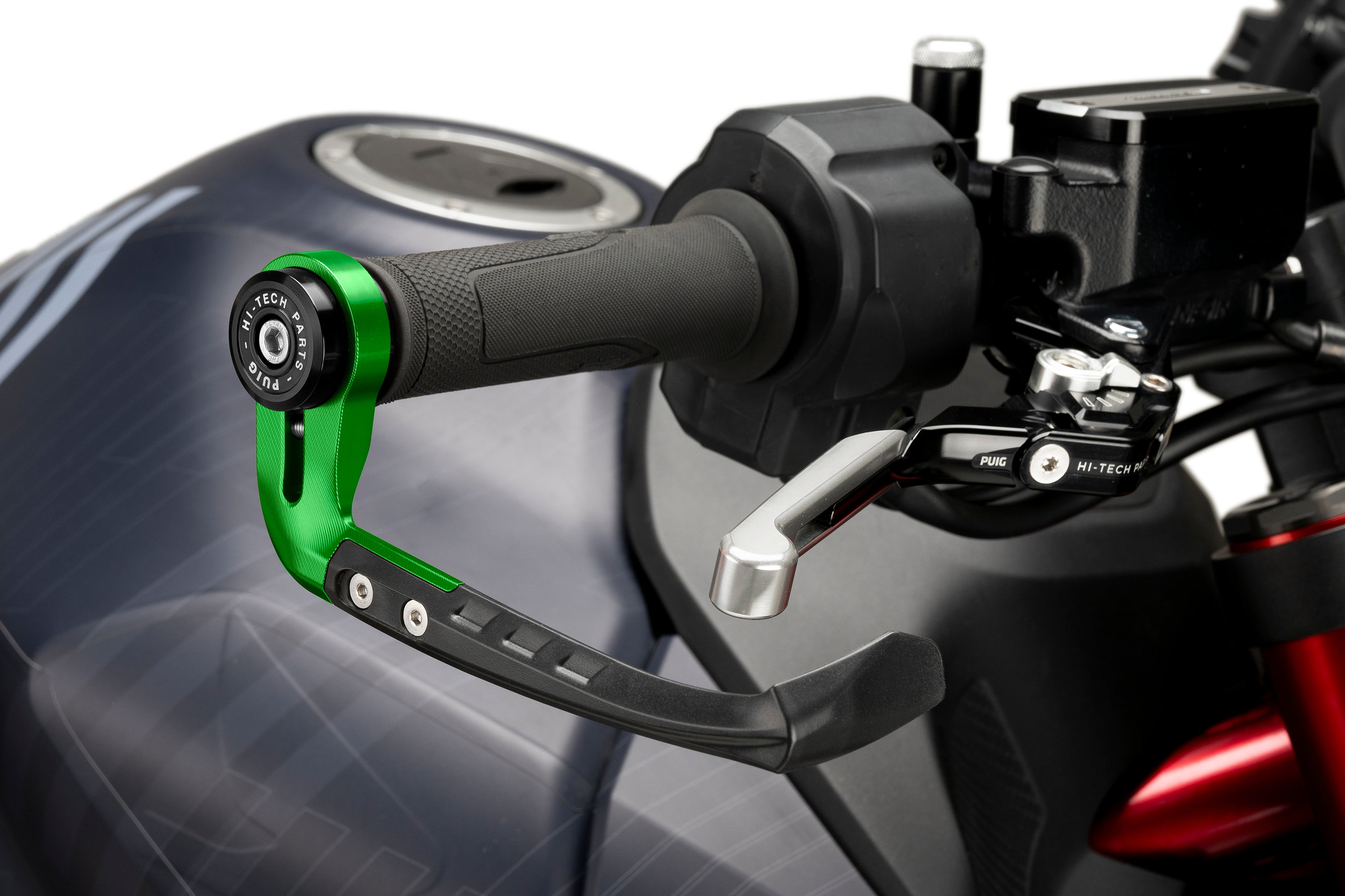 Puig Raw Brake Lever Protector | Green -   Pyramid Motorcycle Accessories