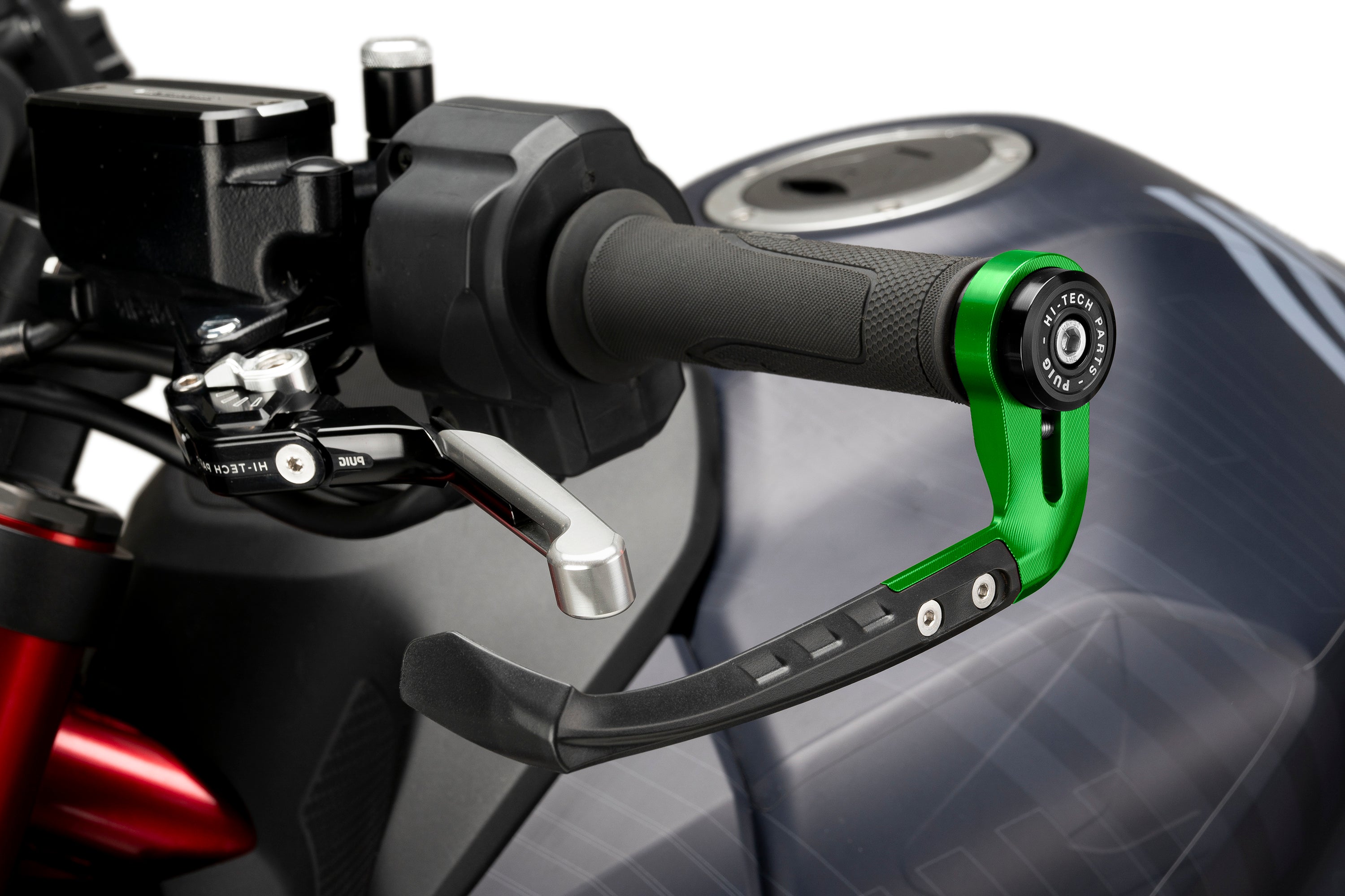 Puig Raw Clutch Lever Protector | Green -   Pyramid Motorcycle Accessories