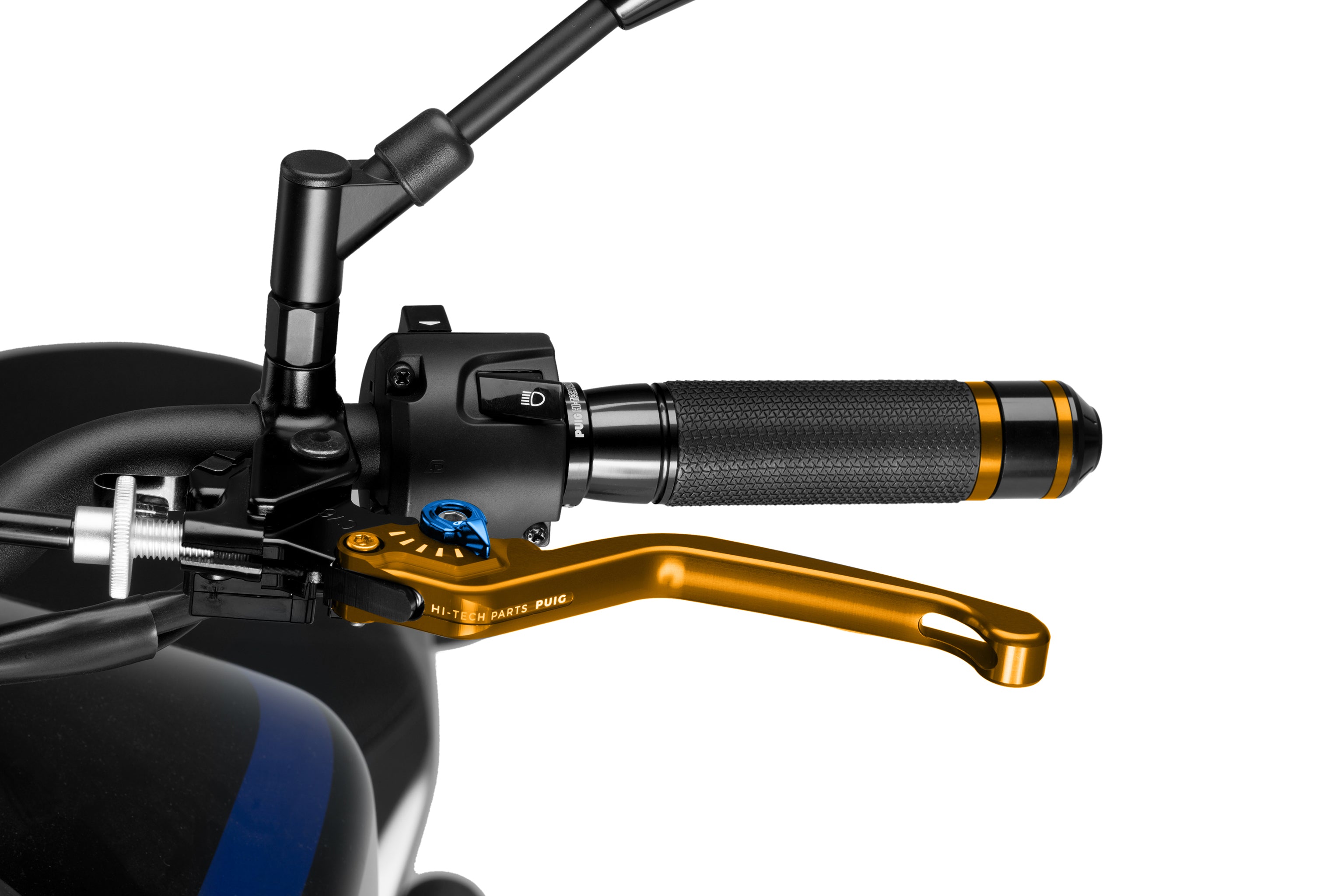 Puig 3.0 Lever - Fixed - Clutch/Rear Brake/Left Hand -   Pyramid Motorcycle Accessories