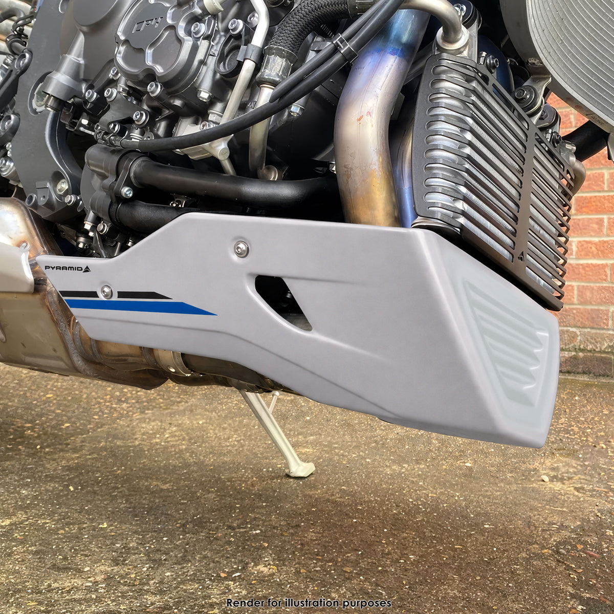 Pyramid Belly Pan | Ice Storm | Yamaha MT-10 2025>Current