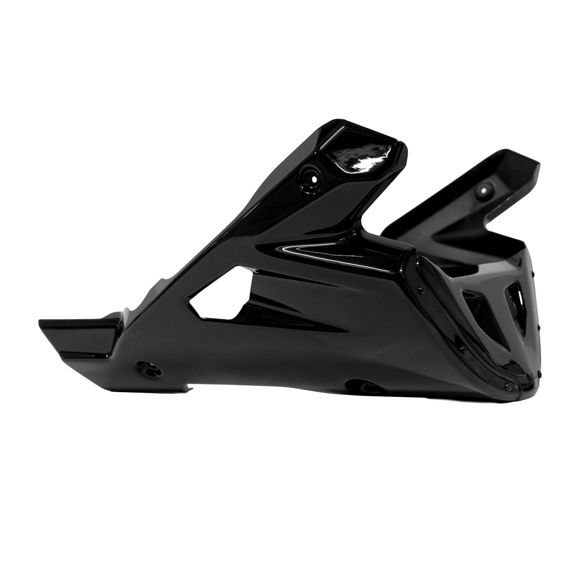 Pyramid Belly Pan | Midnight Black (USA: Raven Black) | Yamaha XSR 900 2022>Current -   Pyramid Motorcycle Accessories