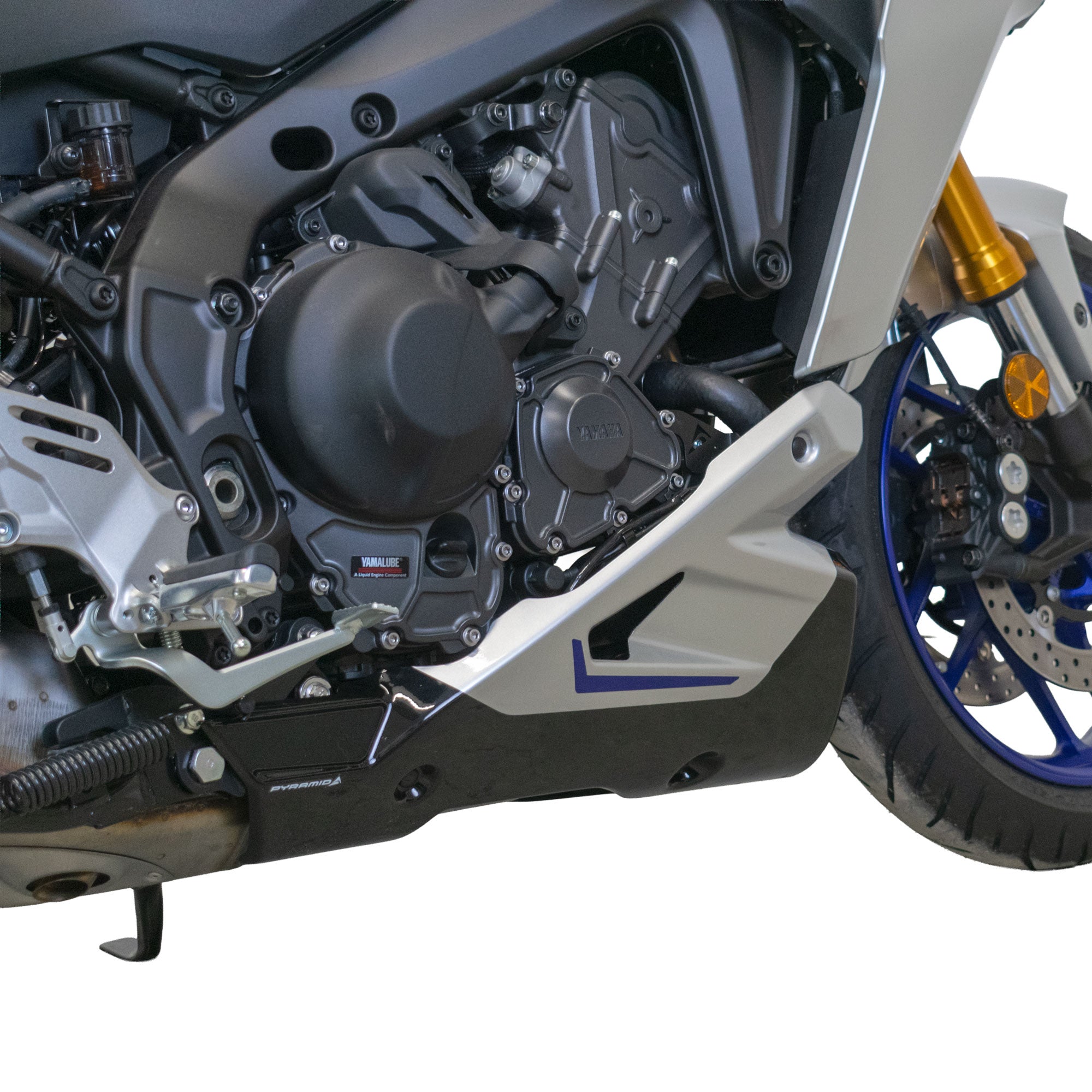 Pyramid Belly Pan | Icon Performance Colours | Yamaha Tracer 9 2024>Current -   Pyramid Motorcycle Accessories