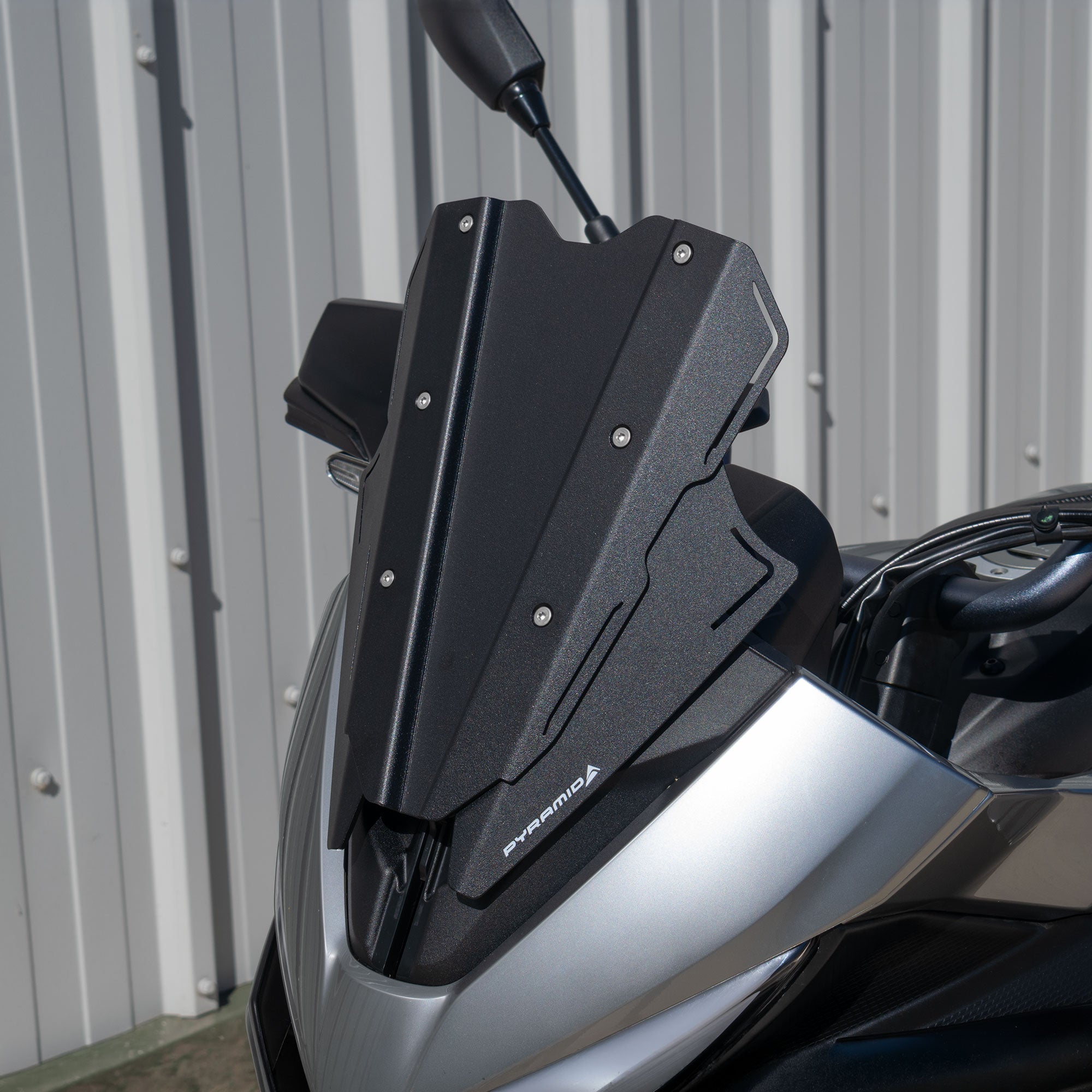 Pyramid Metal Fly Screen | Matte Black | Yamaha Tracer 7/GT 2025>Current