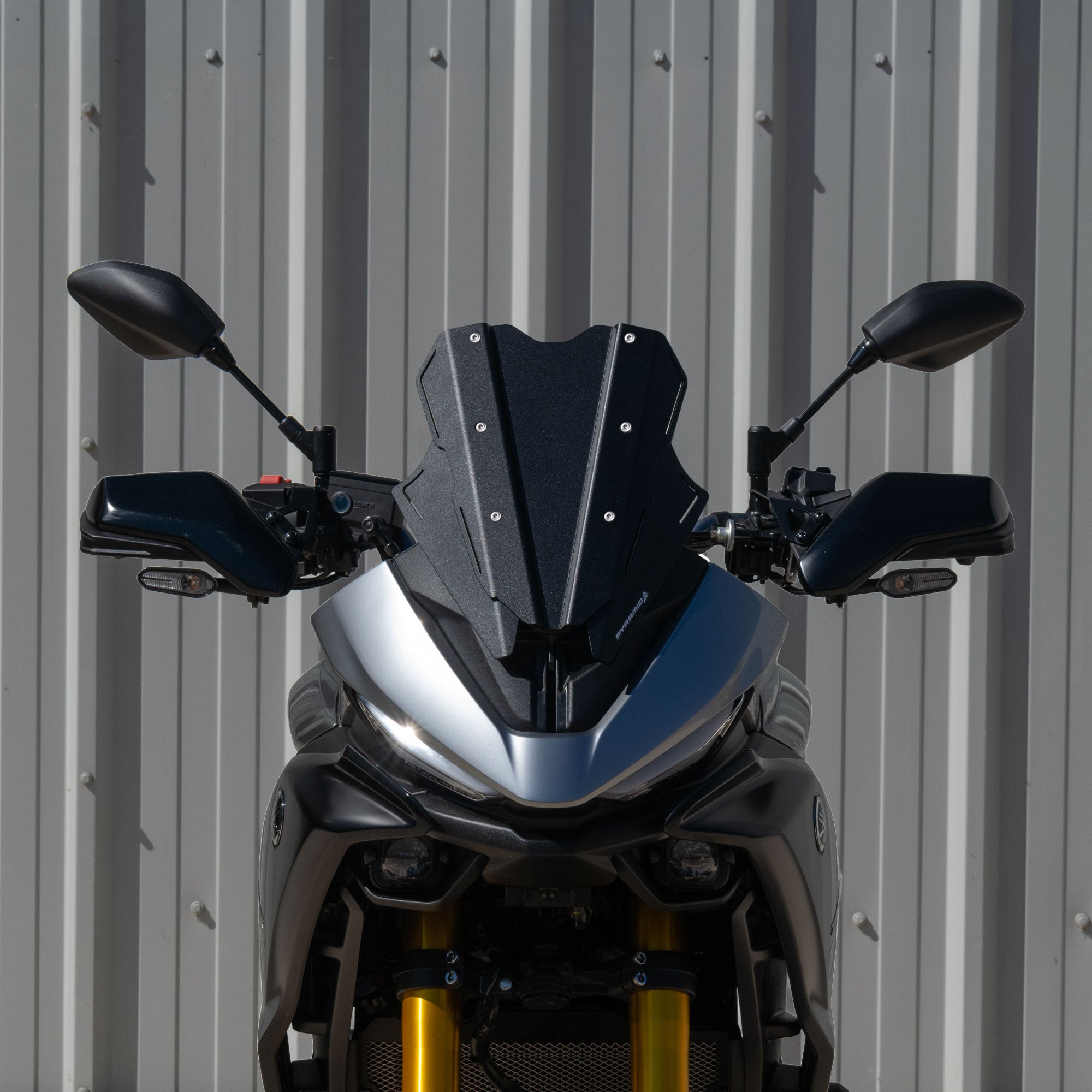 Pyramid Metal Fly Screen | Matte Black | Yamaha Tracer 7/GT 2025>Current