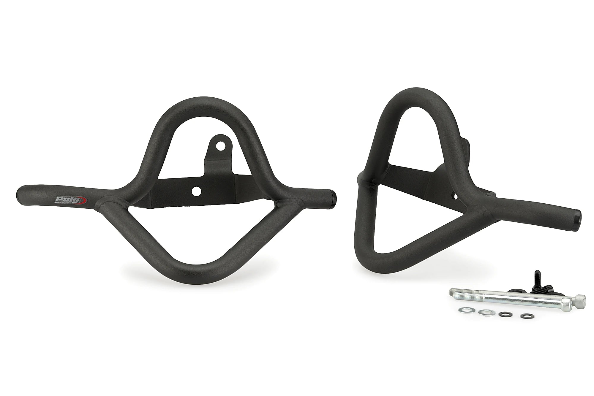 Puig Engine Guards | Black | Benelli TRK 702/702 X 2023>Current -   Pyramid Motorcycle Accessories