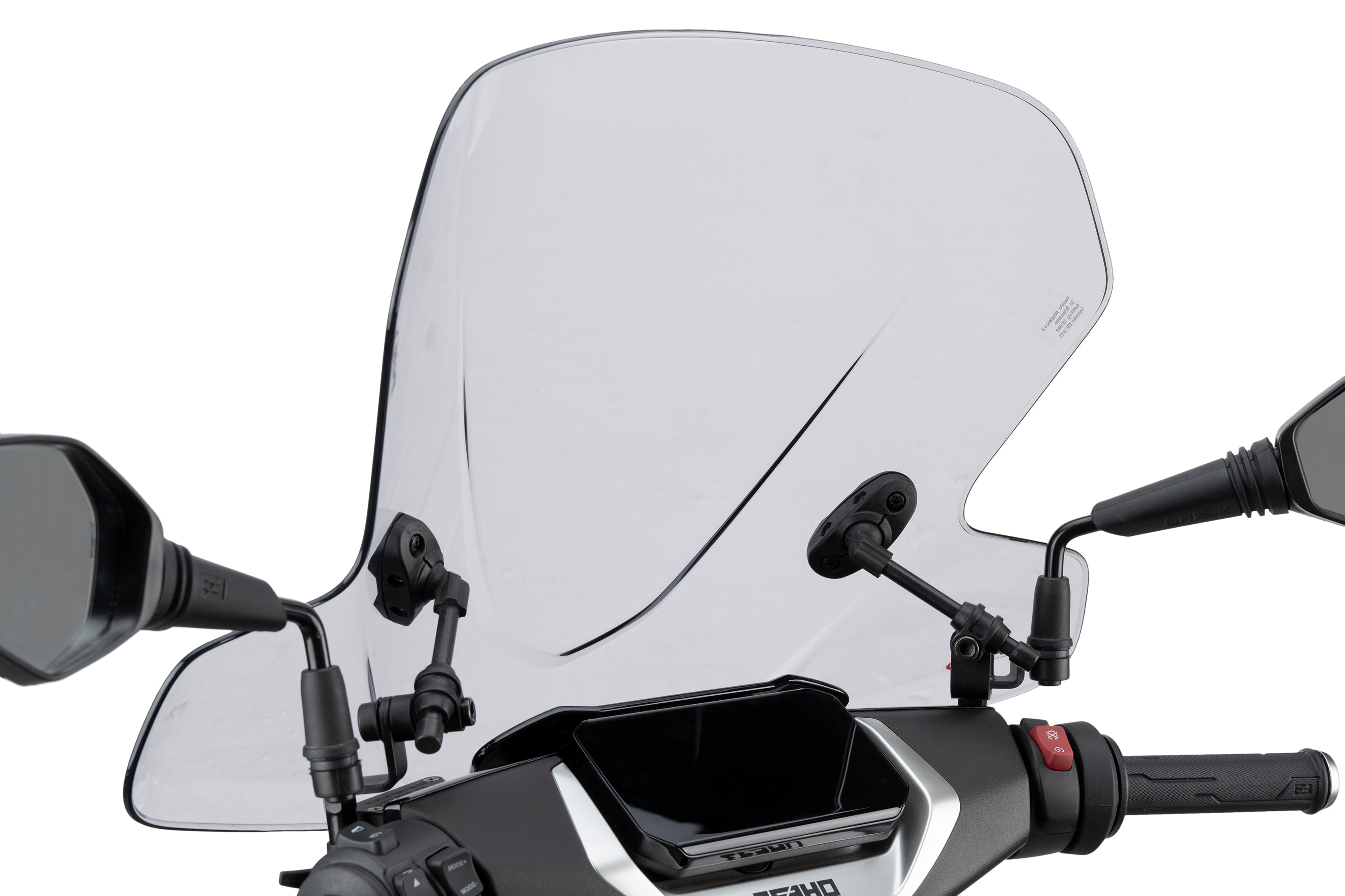 Puig City Touring Screen | Light Smoke | Zeeho AE8 S+ 2025 -   Pyramid Motorcycle Accessories
