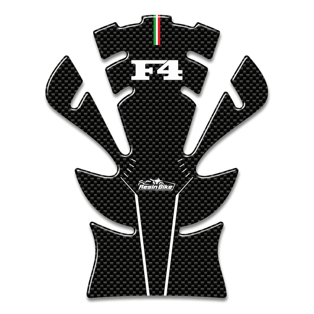 Resin Bike 3D Motorcycle Stickers - Tank Pad | MV Agusta F4 2009>Current -   Pyramid Motorcycle Accessories