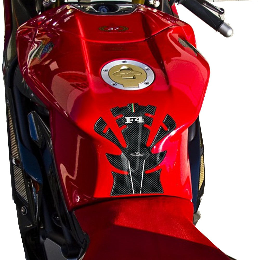 Resin Bike 3D Motorcycle Stickers - Tank Pad | MV Agusta F4 2009>Current -   Pyramid Motorcycle Accessories