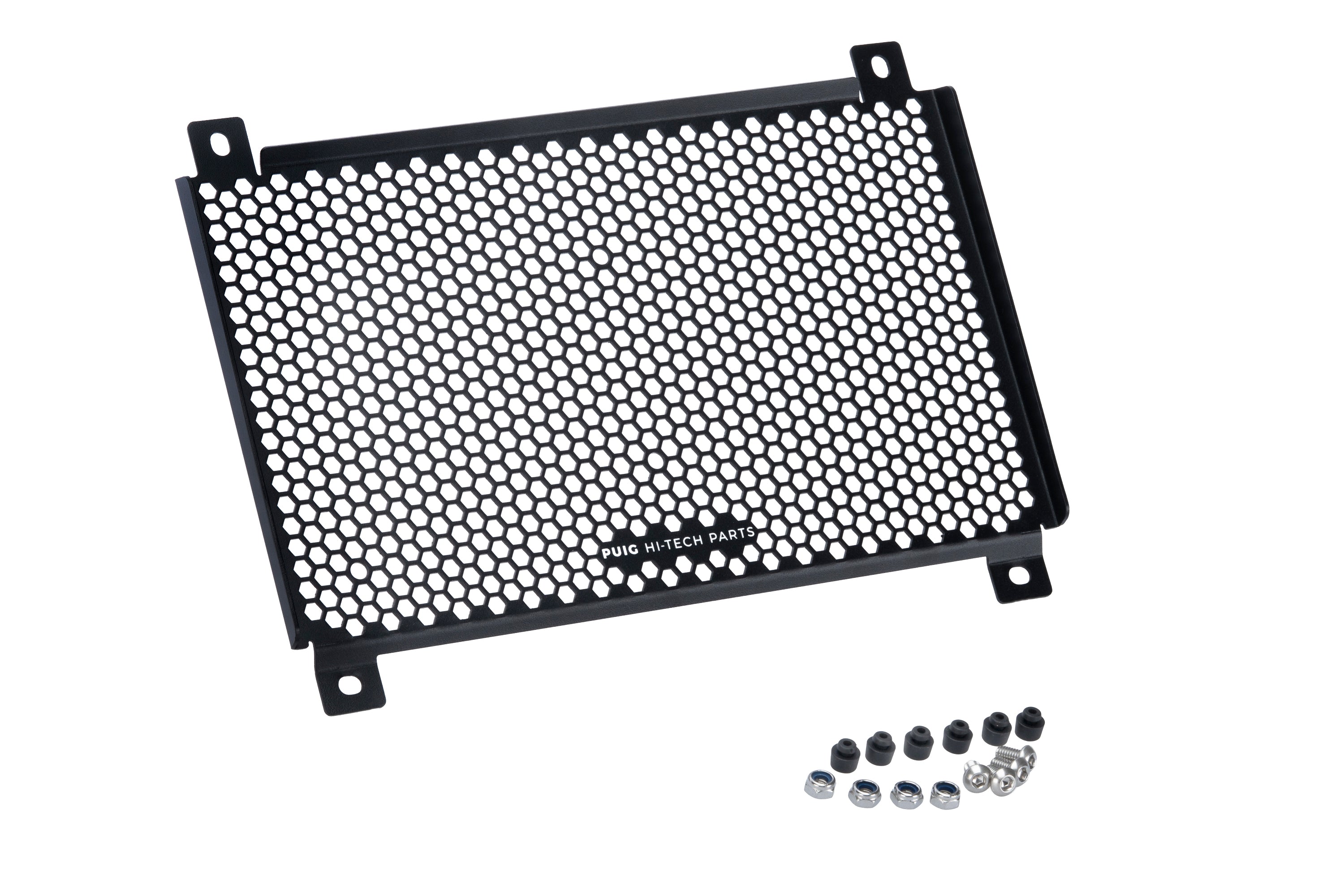 Puig Radiator Guard | Black | Kawasaki Z500/SE 2024>2025 -   Pyramid Motorcycle Accessories