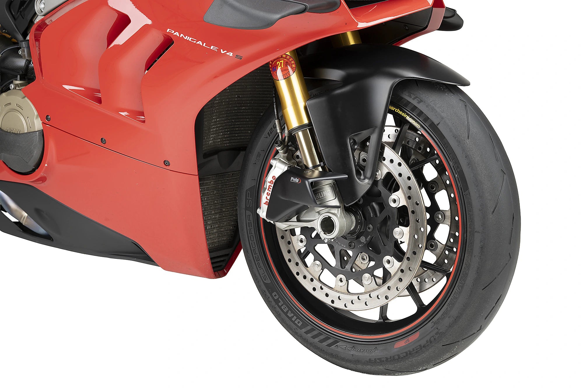 Puig Brake Ducts | Matte Black | Ducati Panigale V4/V4 S/V4 R/V2 2020>2024 -   Pyramid Motorcycle Accessories