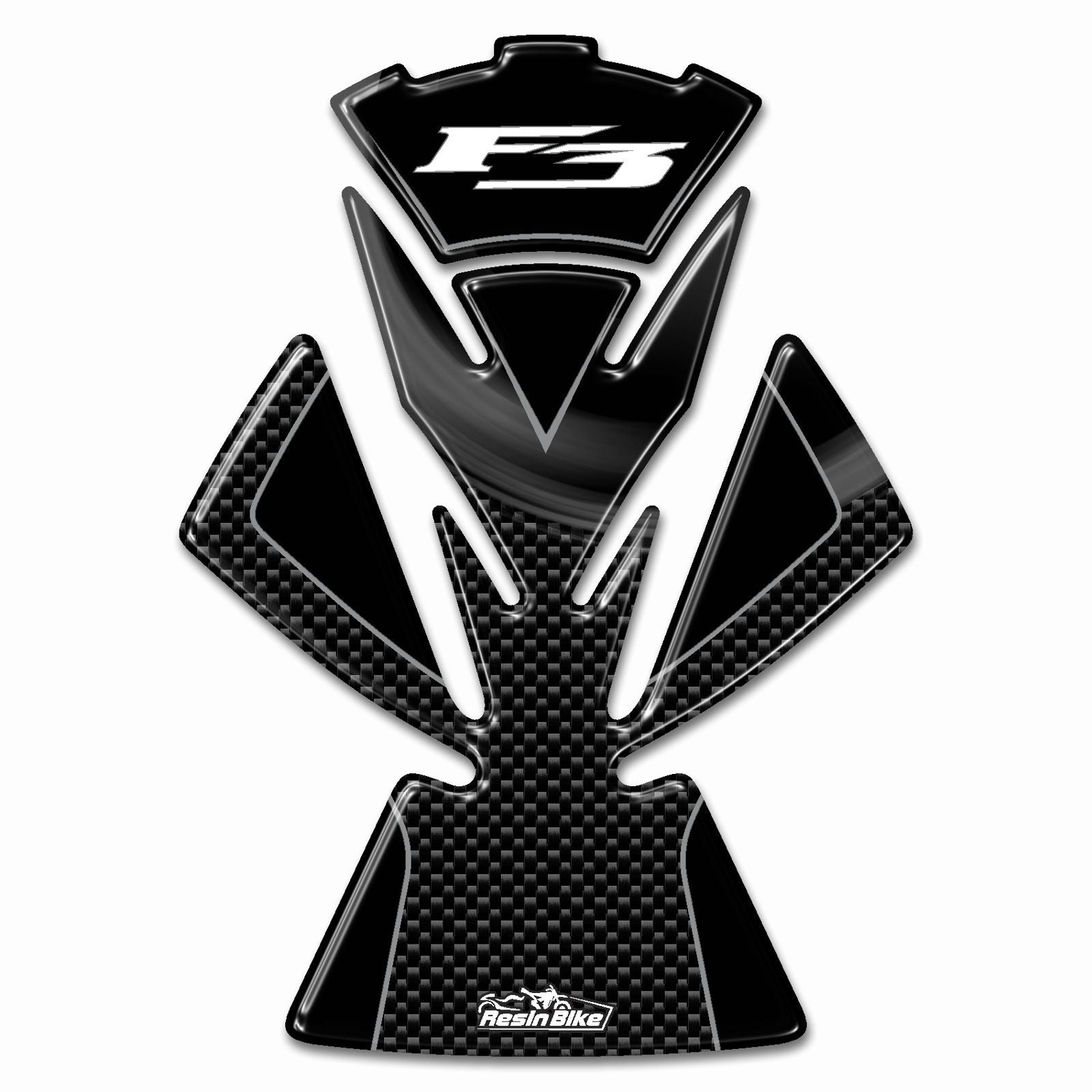 Resin Bike 3D Motorcycle Stickers - Tank Pad | MV Agusta F3 2008>2021 -   Pyramid Motorcycle Accessories