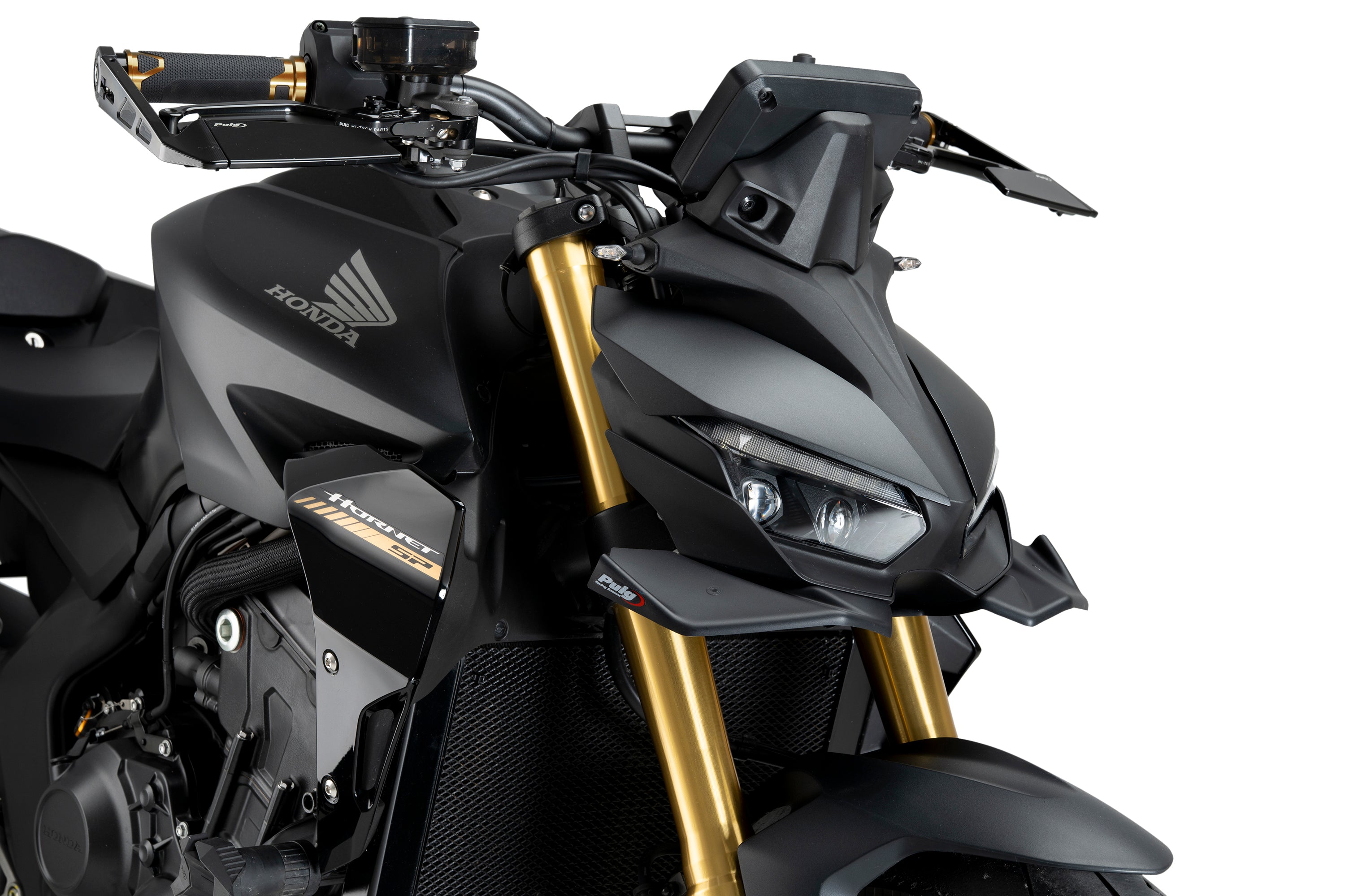 Puig Naked Front Wings | Matte Black | Honda CB1000 Hornet inc. SP 2025>Current -   Pyramid Motorcycle Accessories