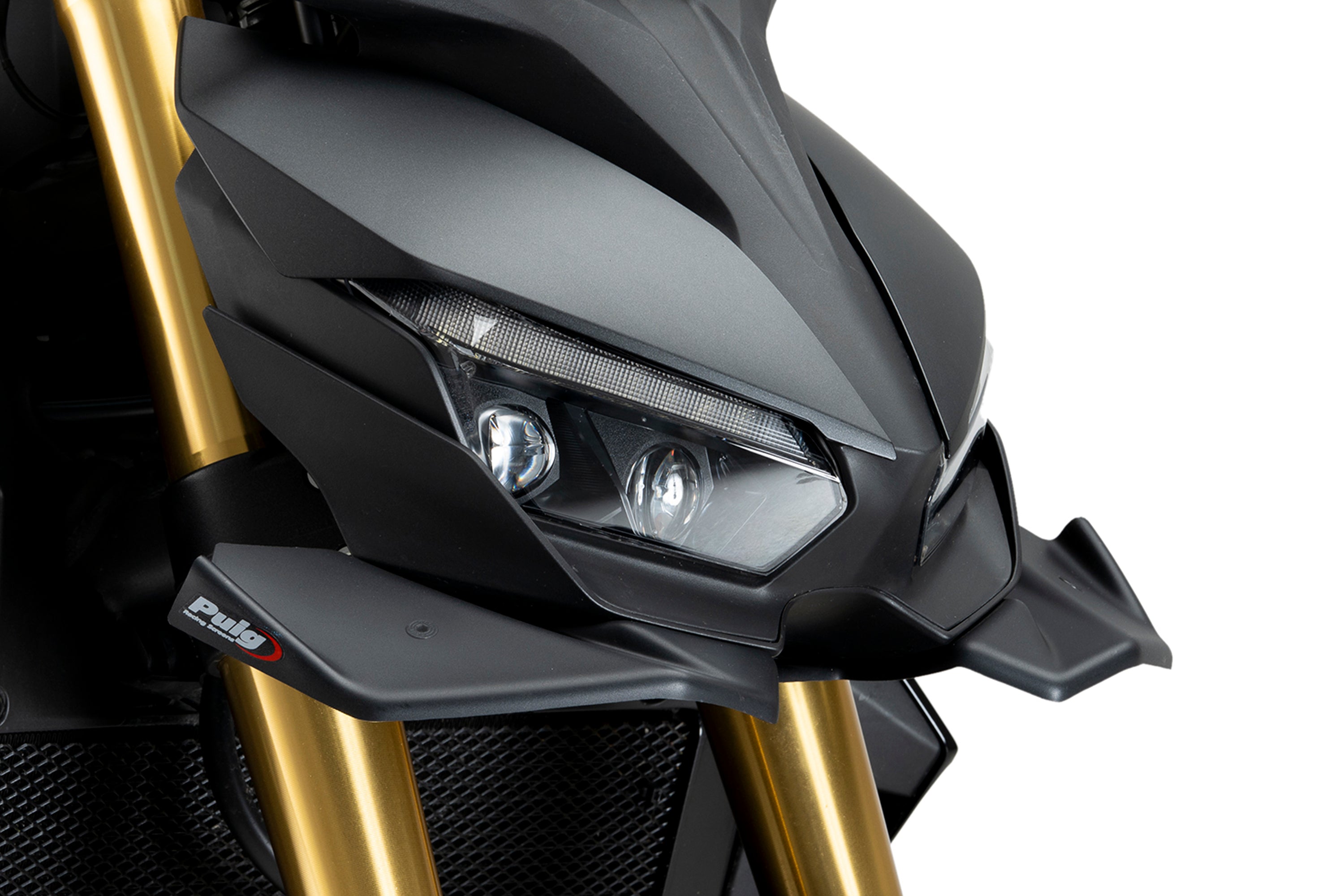 Puig Naked Front Wings | Matte Black | Honda CB1000 Hornet inc. SP 2025>Current -   Pyramid Motorcycle Accessories