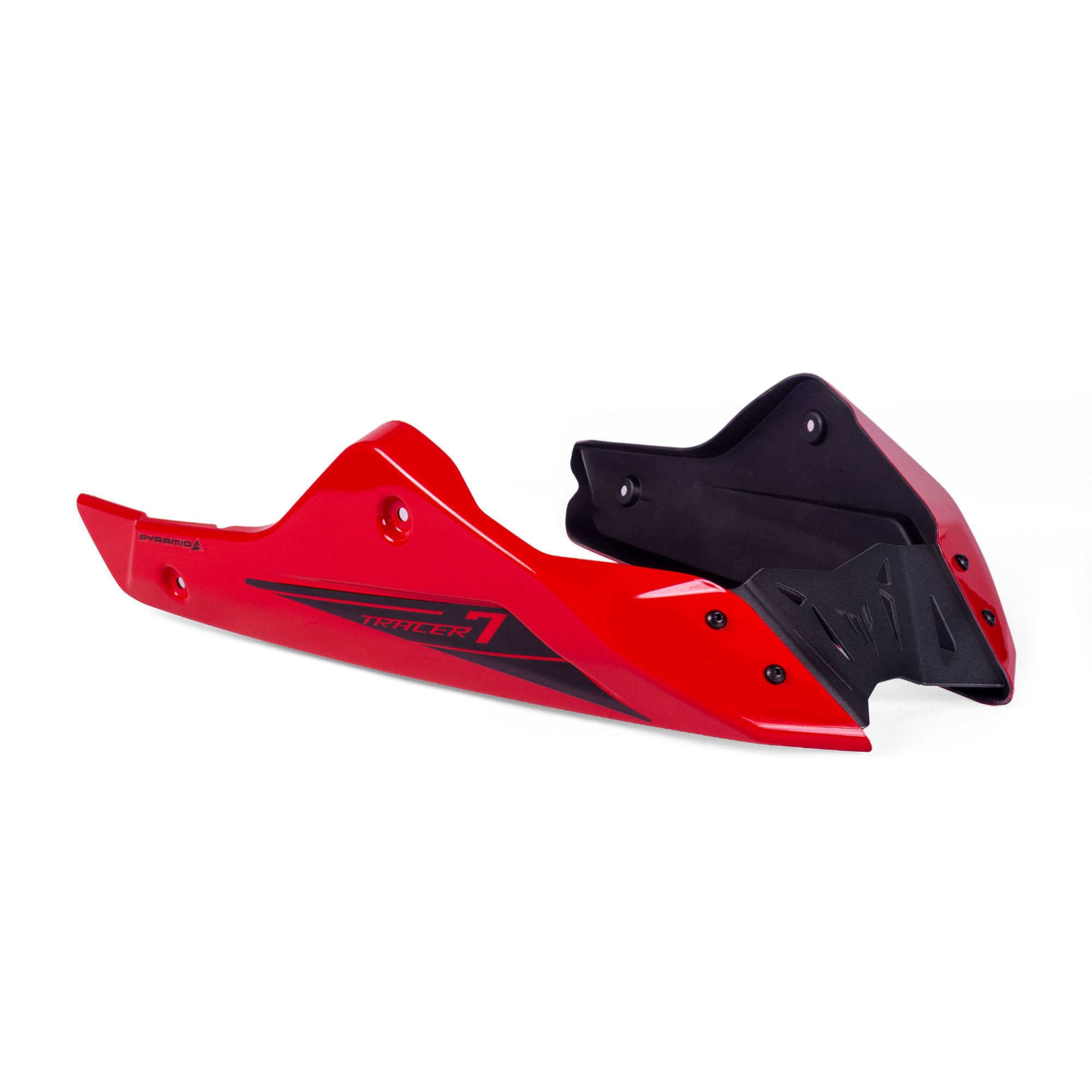 Pyramid Belly Pan | Redline | Yamaha Tracer 7/GT 2021>Current -   Pyramid Motorcycle Accessories
