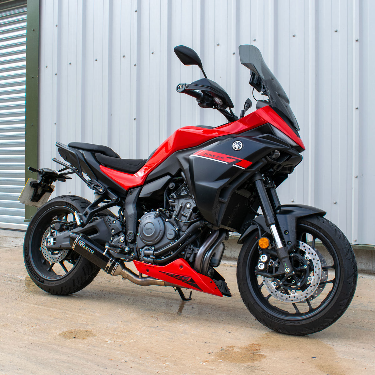 Pyramid Belly Pan | Redline | Yamaha Tracer 7/GT 2021>Current -   Pyramid Motorcycle Accessories