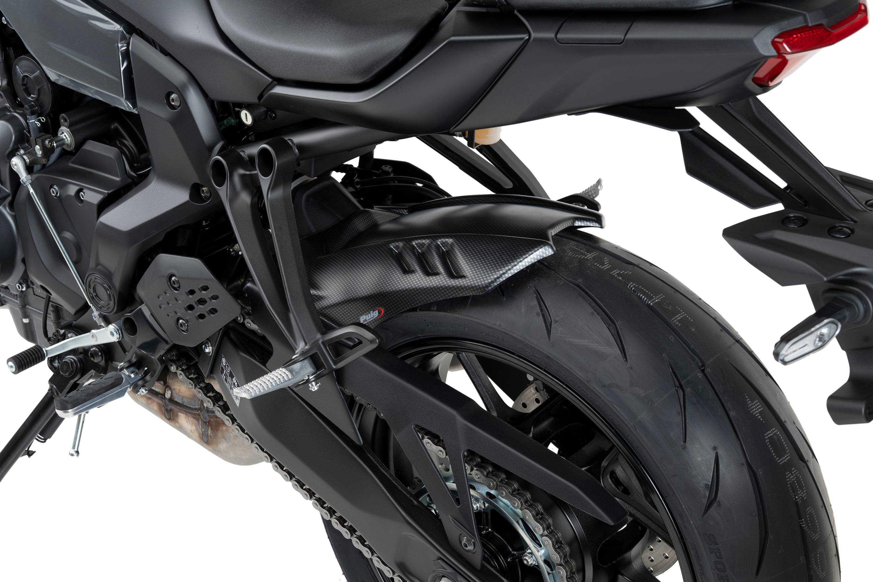 Puig Hugger | Carbon look | Yamaha MT-07 2025>Current -   Pyramid Motorcycle Accessories