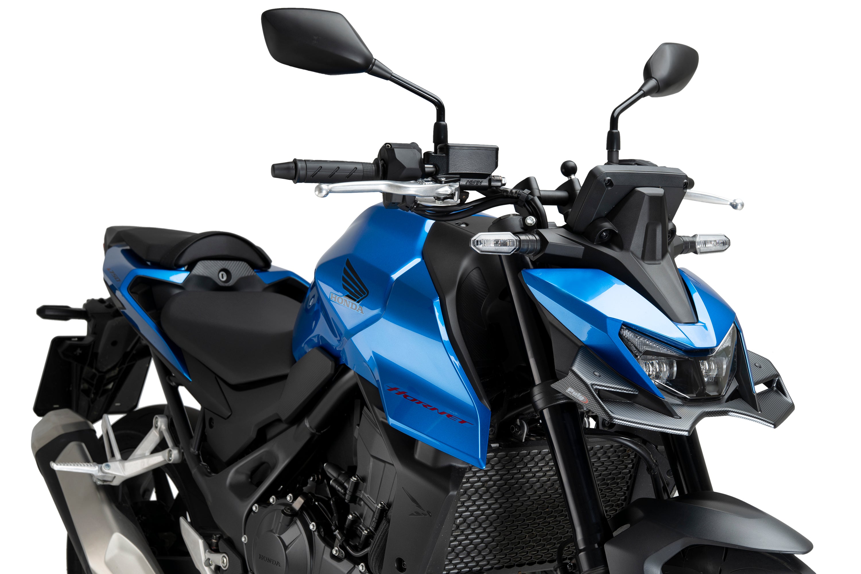 Puig Naked Front Wings | Carbon look | Honda CB750 Hornet 2025>Current -   Pyramid Motorcycle Accessories