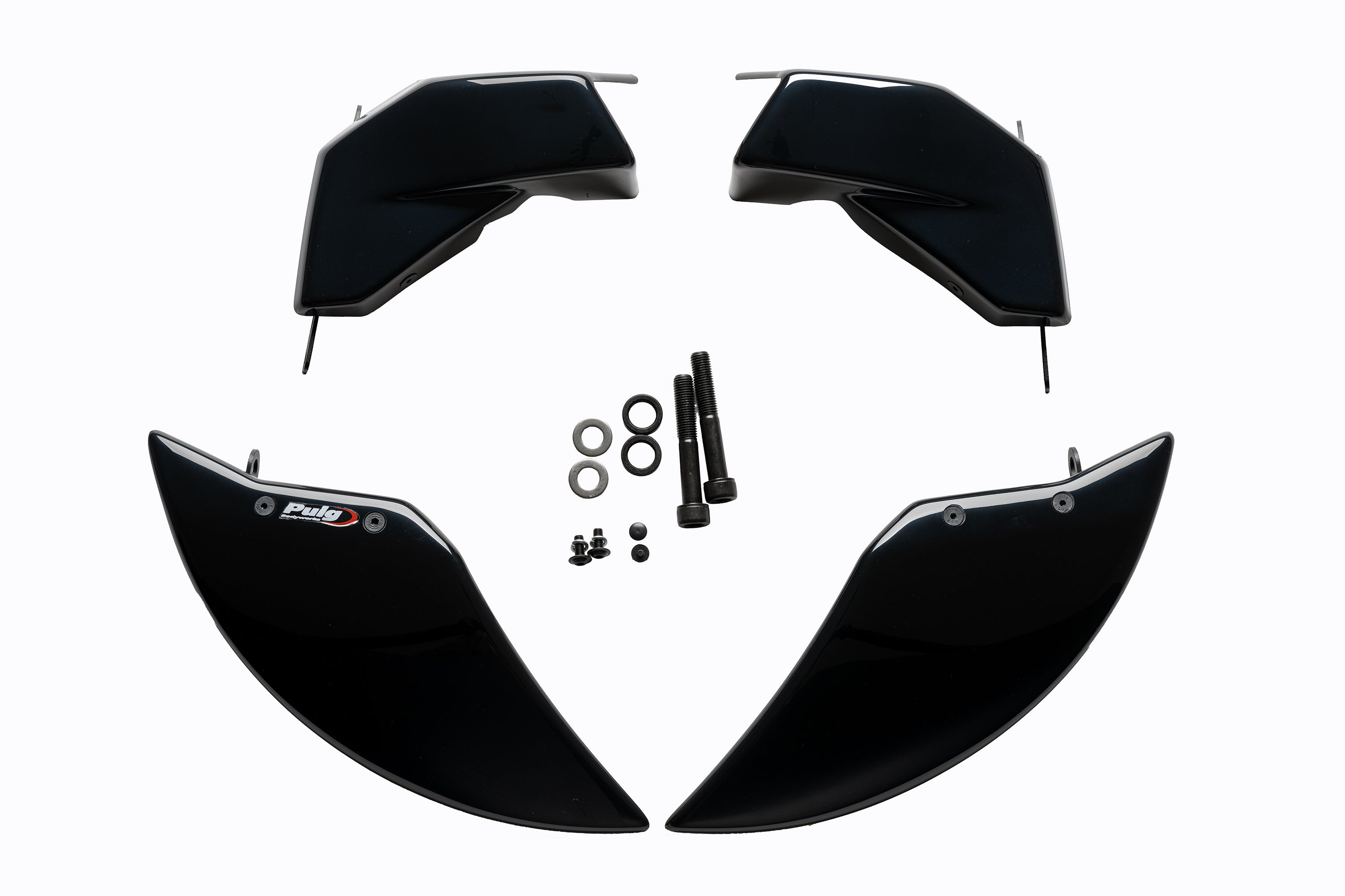 Puig Brake Ducts | Gloss Black | Kawasaki Z900/SE 2025>Current -   Pyramid Motorcycle Accessories