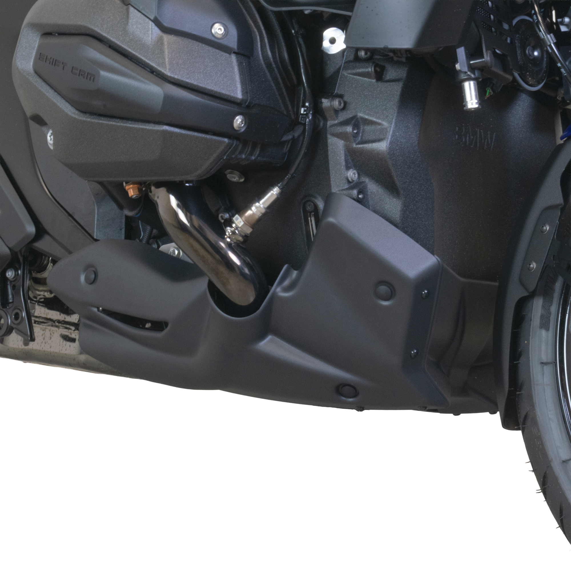 Pyramid Belly Pan | Light White | BMW R 1300 R 2025>Current -   Pyramid Motorcycle Accessories