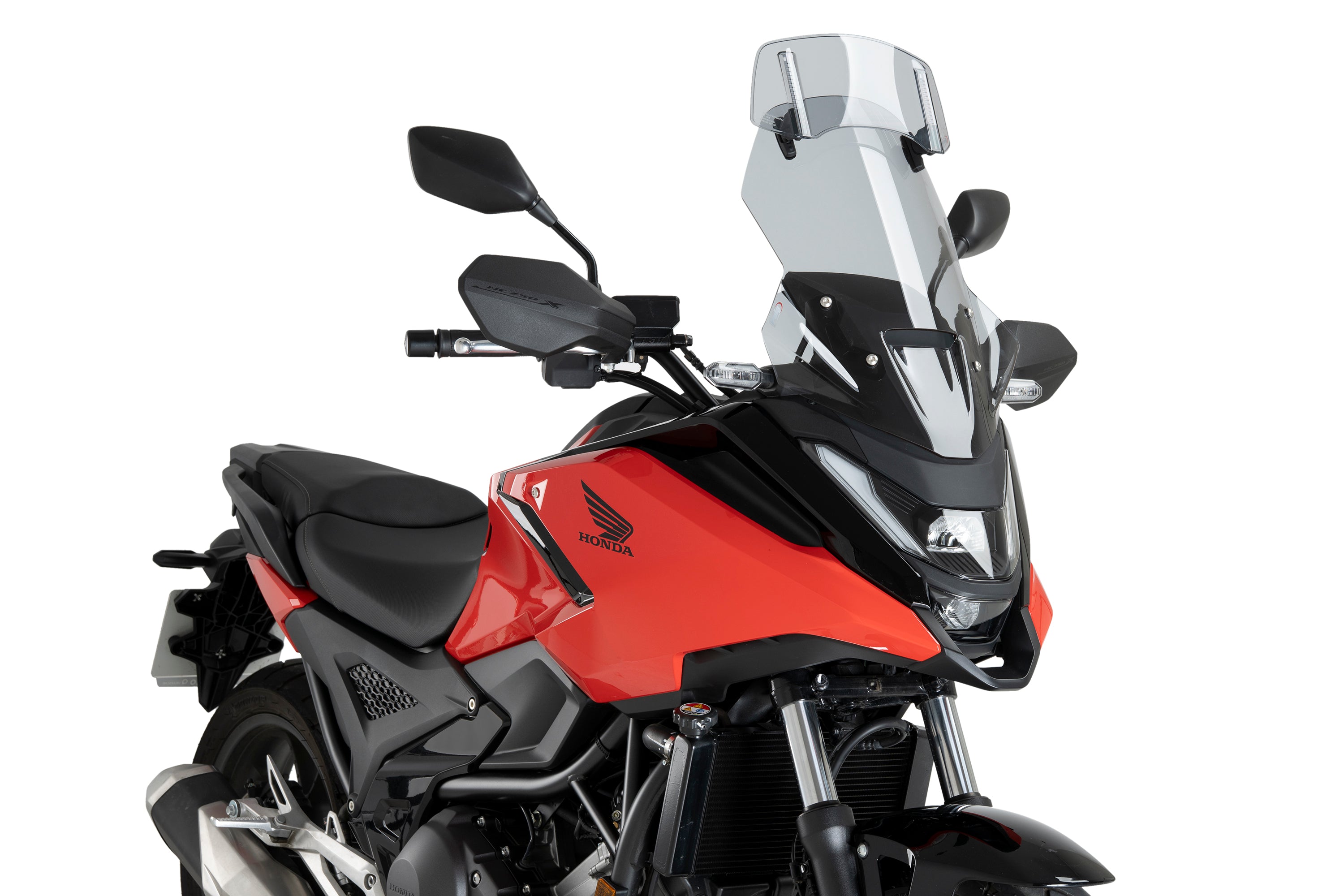 Puig Touring Screen with Visor | Light Smoke | Honda NC 750 X 2025>Current -   Pyramid Motorcycle Accessories