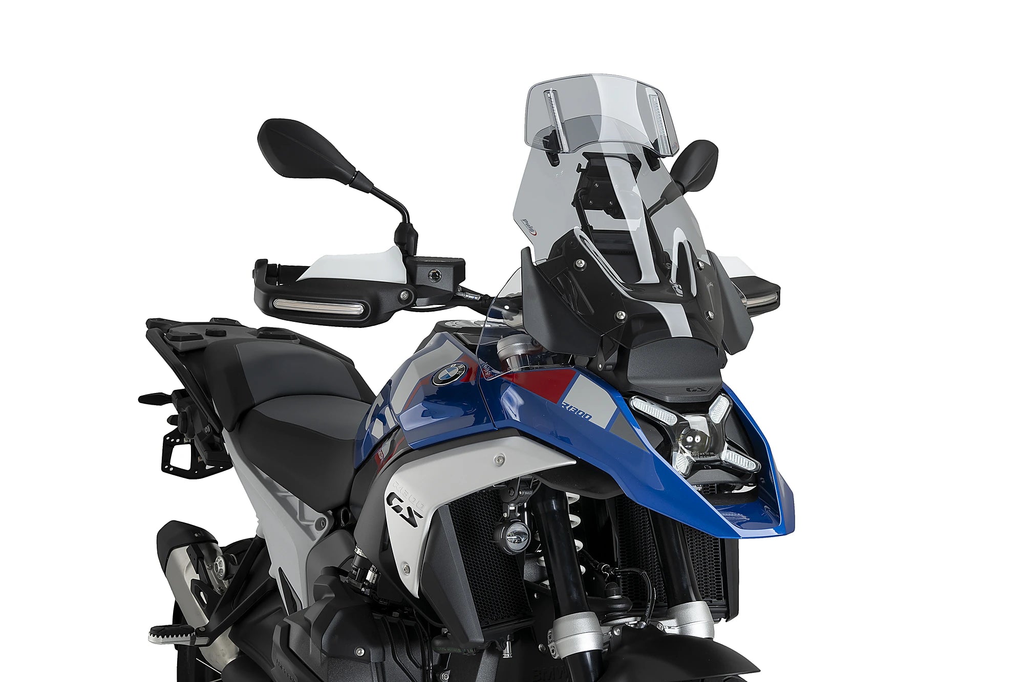 Puig Touring Screen 2 with Visor | Light Smoke | BMW R 1300 GS/GSA with Radar & Enduro Pack 2023>Current -   Pyramid Motorcycle Accessories