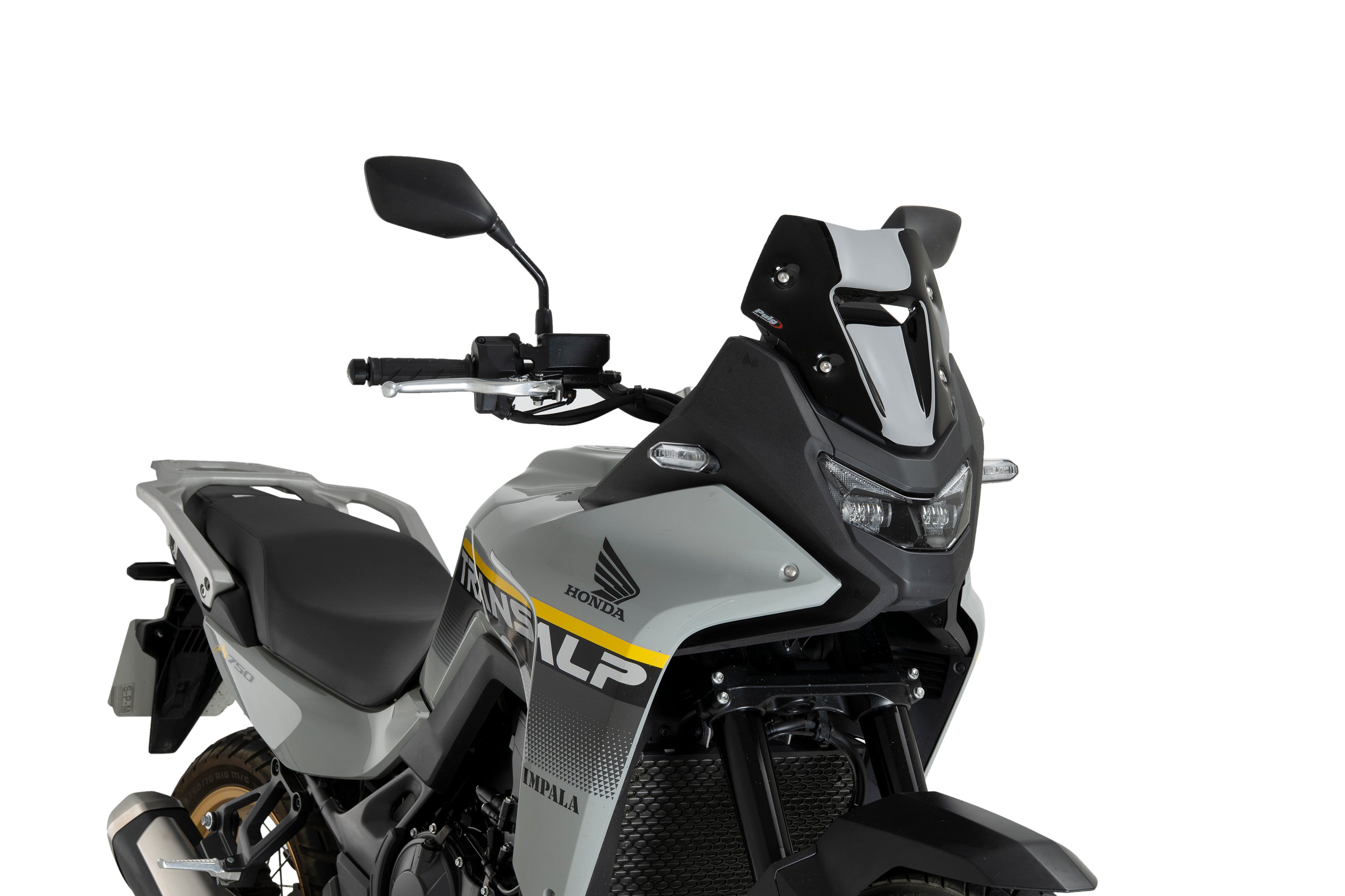 Puig Sport Screen | Black (Opaque) | Honda XL750 Transalp 2025>Current -   Pyramid Motorcycle Accessories