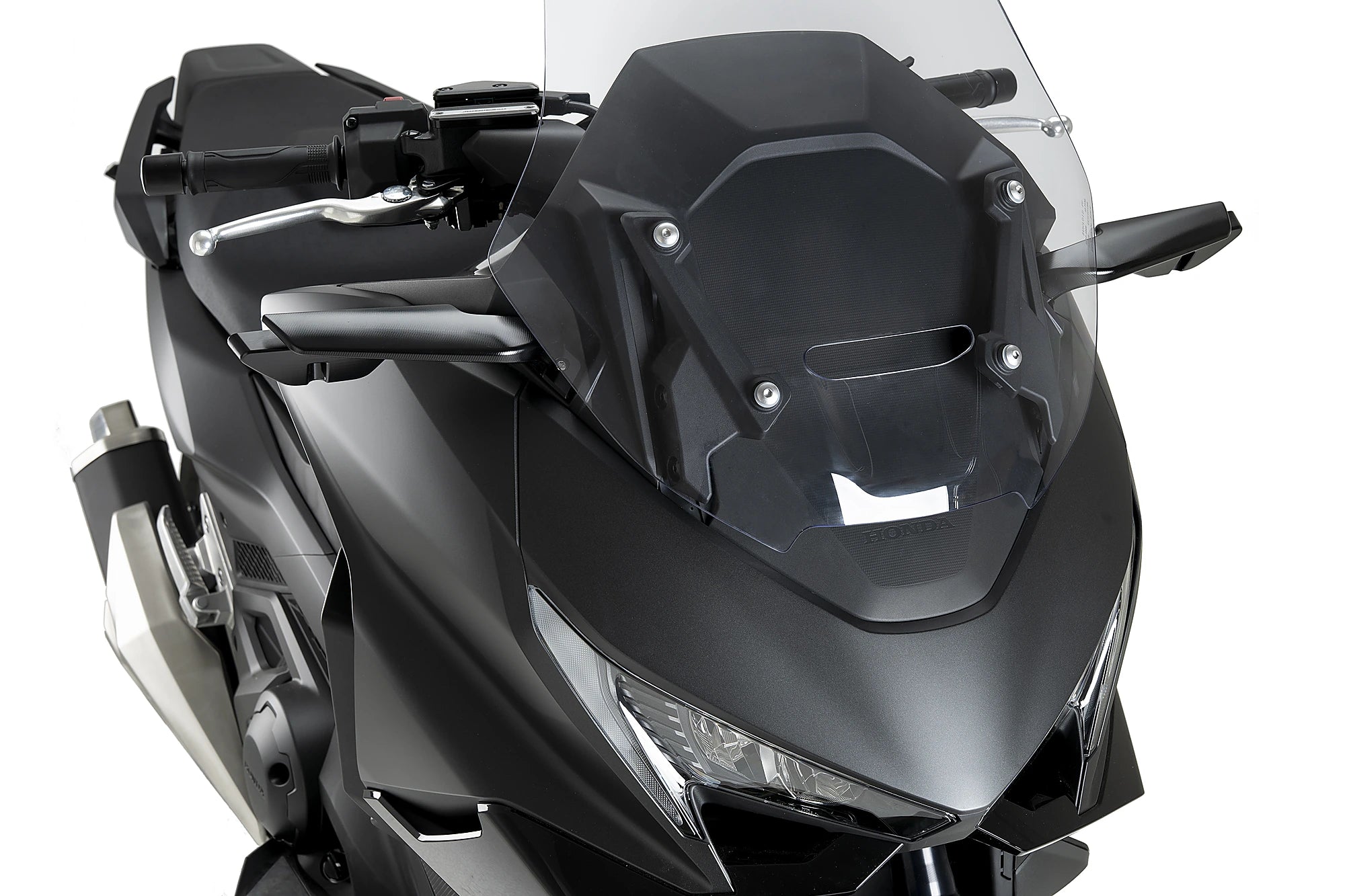 Puig Aileron Left Mirror | Black | Honda Forza 750 2025>Current -   Pyramid Motorcycle Accessories