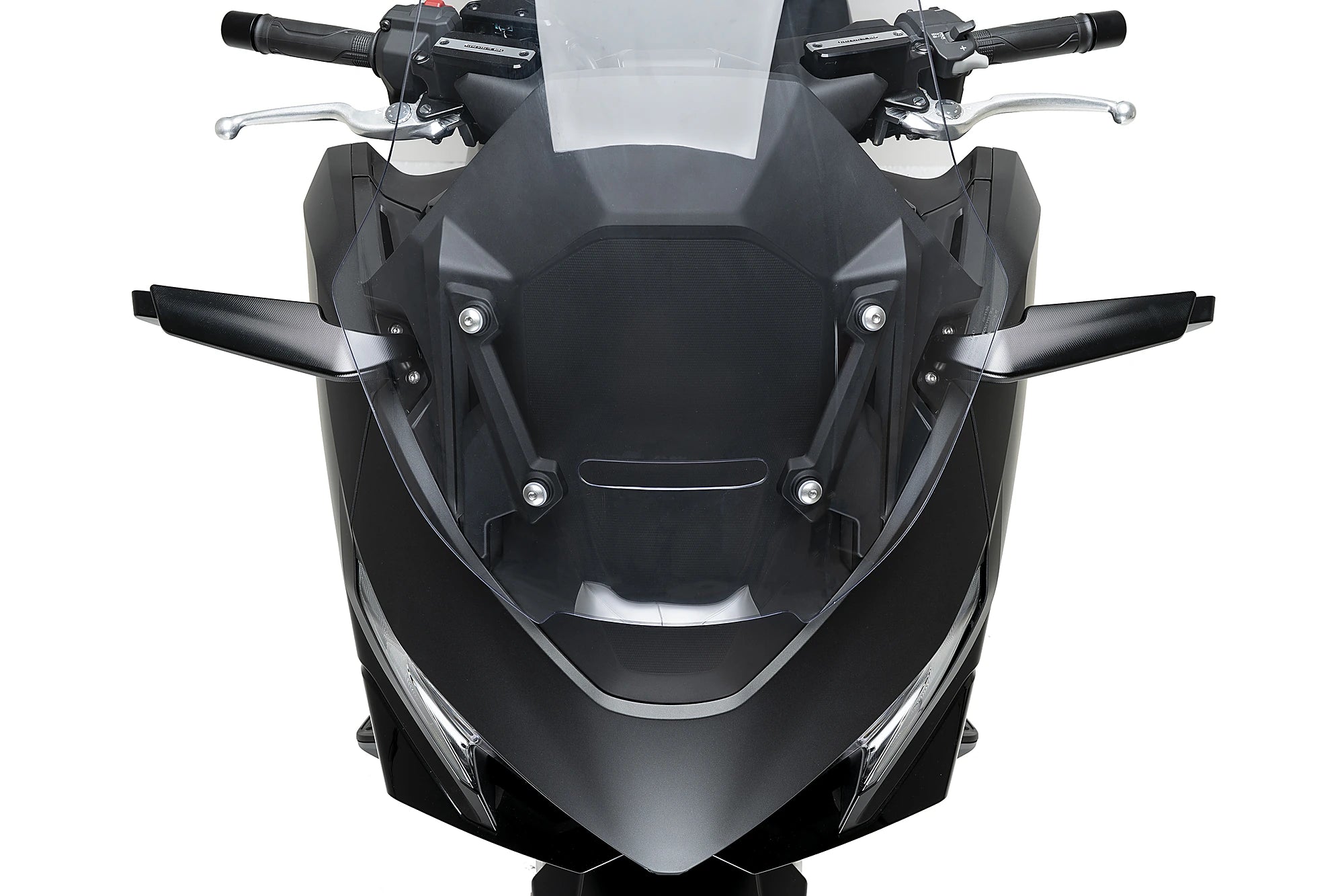 Puig Aileron Left Mirror | Black | Honda Forza 750 2025>Current -   Pyramid Motorcycle Accessories