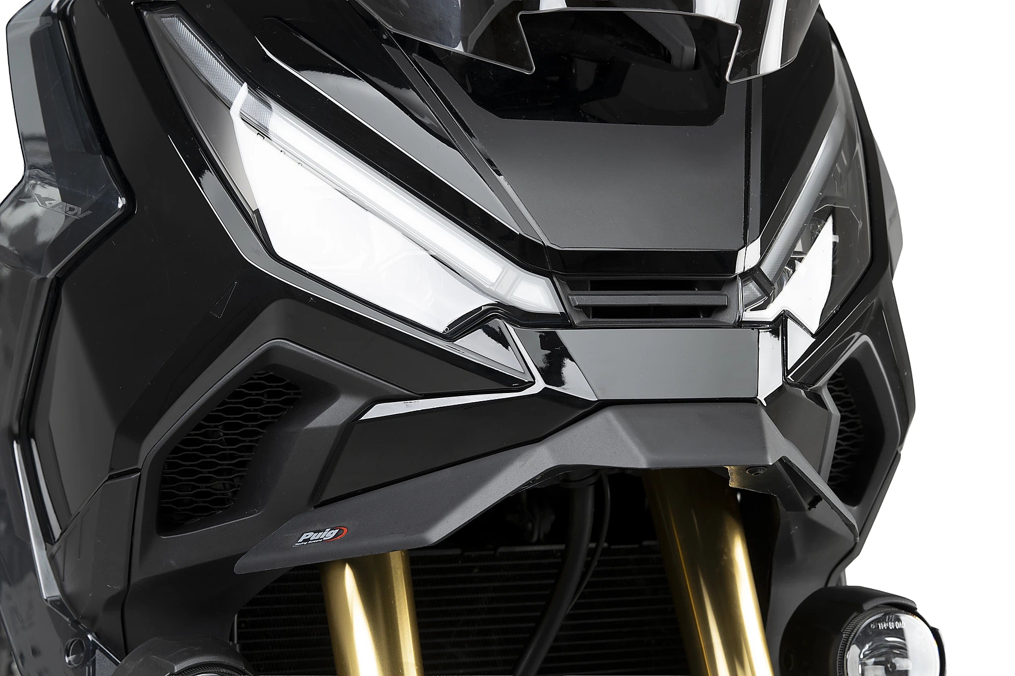 Puig Naked Frontal Wing | Matte Black | Honda X-Adv 2025>Current -   Pyramid Motorcycle Accessories