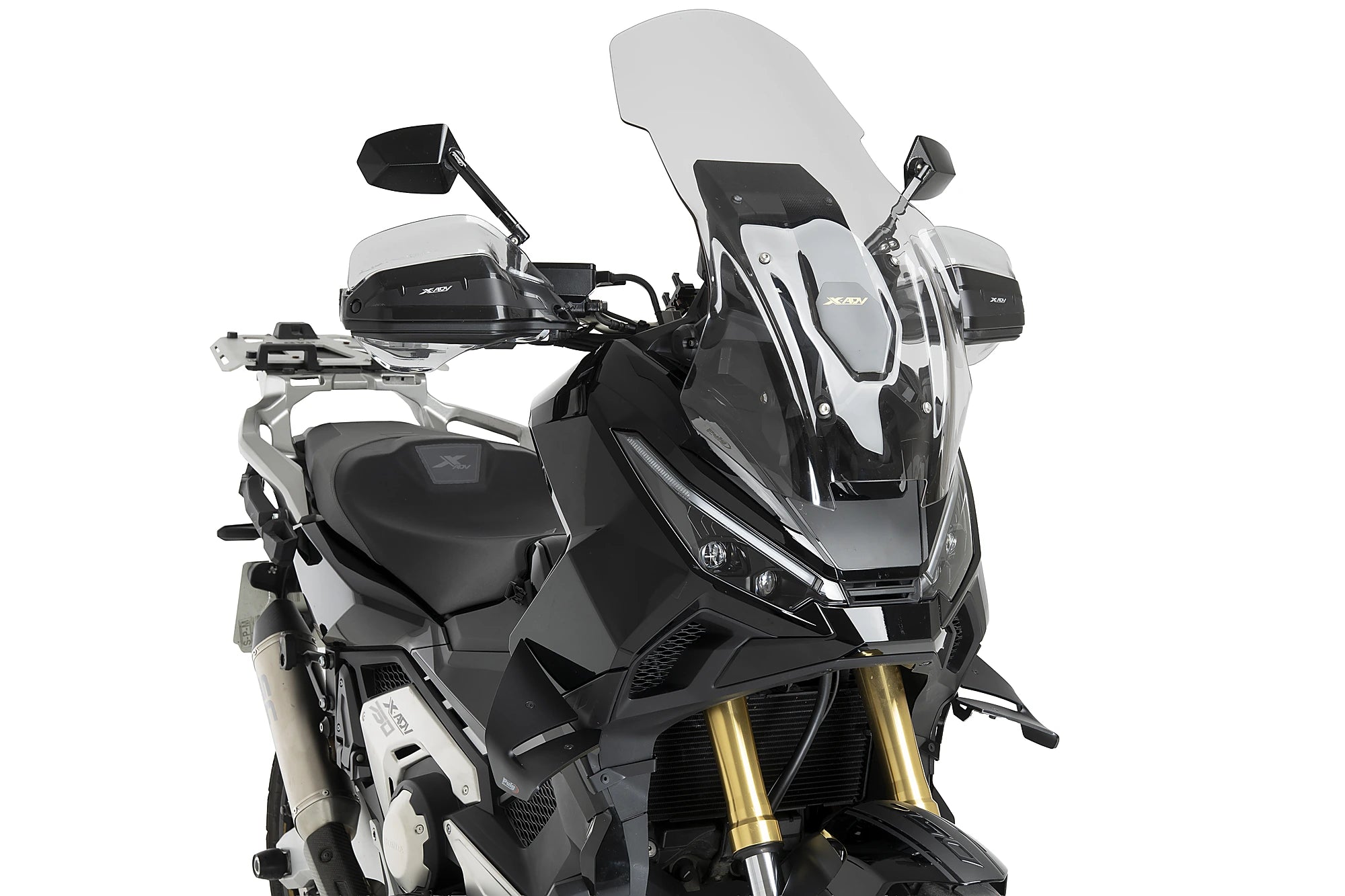 Puig D12 Wings | Matte Black | Honda X-Adv 2025>Current -   Pyramid Motorcycle Accessories