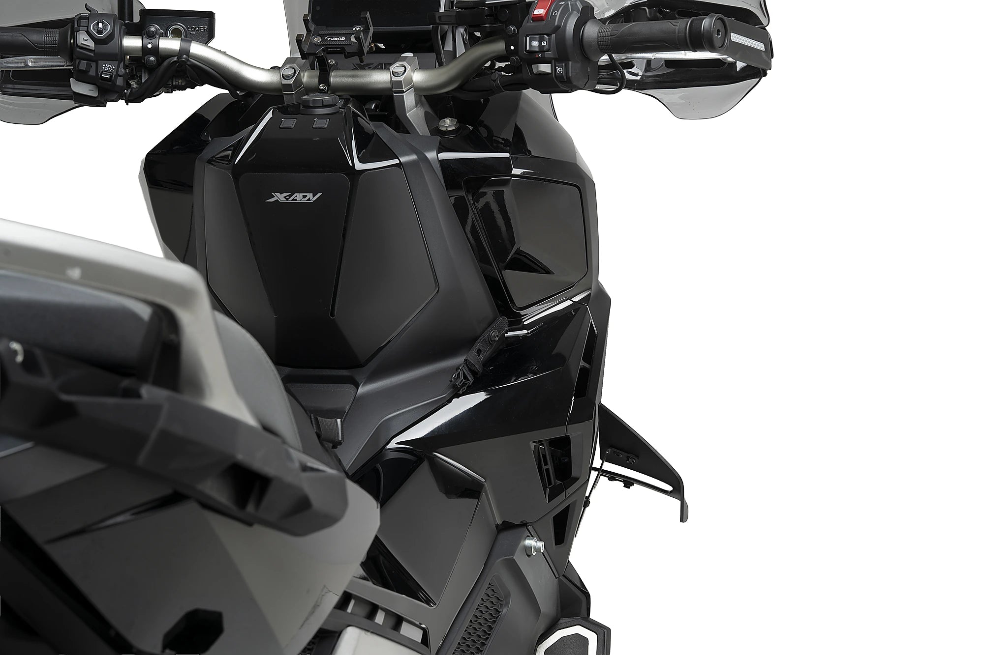 Puig D12 Wings | Matte Black | Honda X-Adv 2025>Current -   Pyramid Motorcycle Accessories
