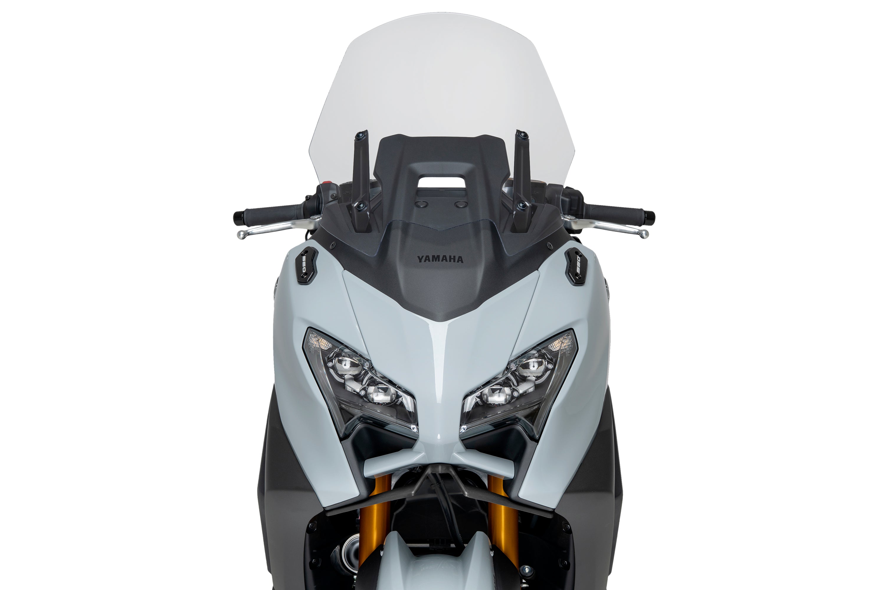 Puig Naked Front Downforce Wings | Matte Black | Yamaha TMAX 560 incl. Tech MAX 2025>Current -   Pyramid Motorcycle Accessories
