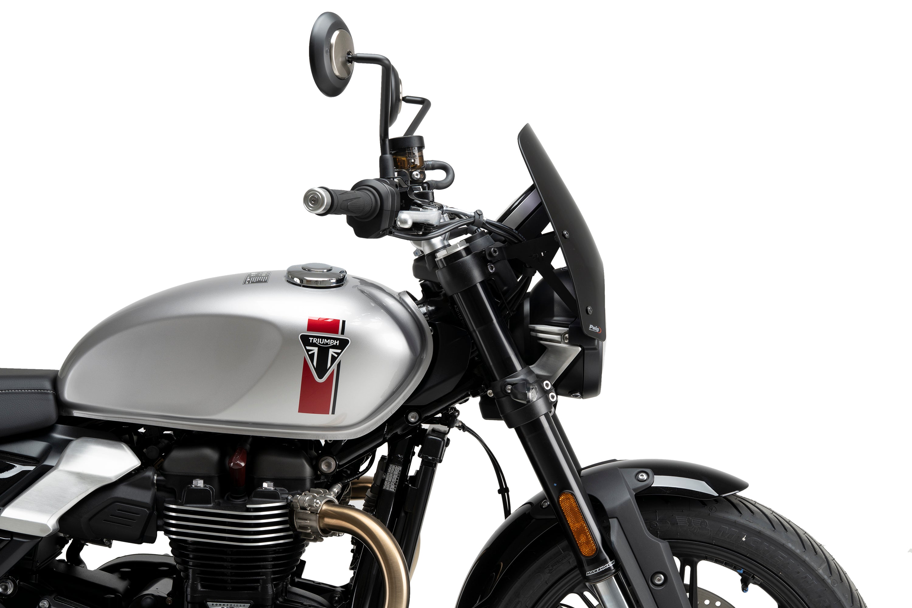 Puig Sport Screen | Dark Smoke | Triumph Speed Twin 900 / 1200 / 1200 RS -   Pyramid Motorcycle Accessories