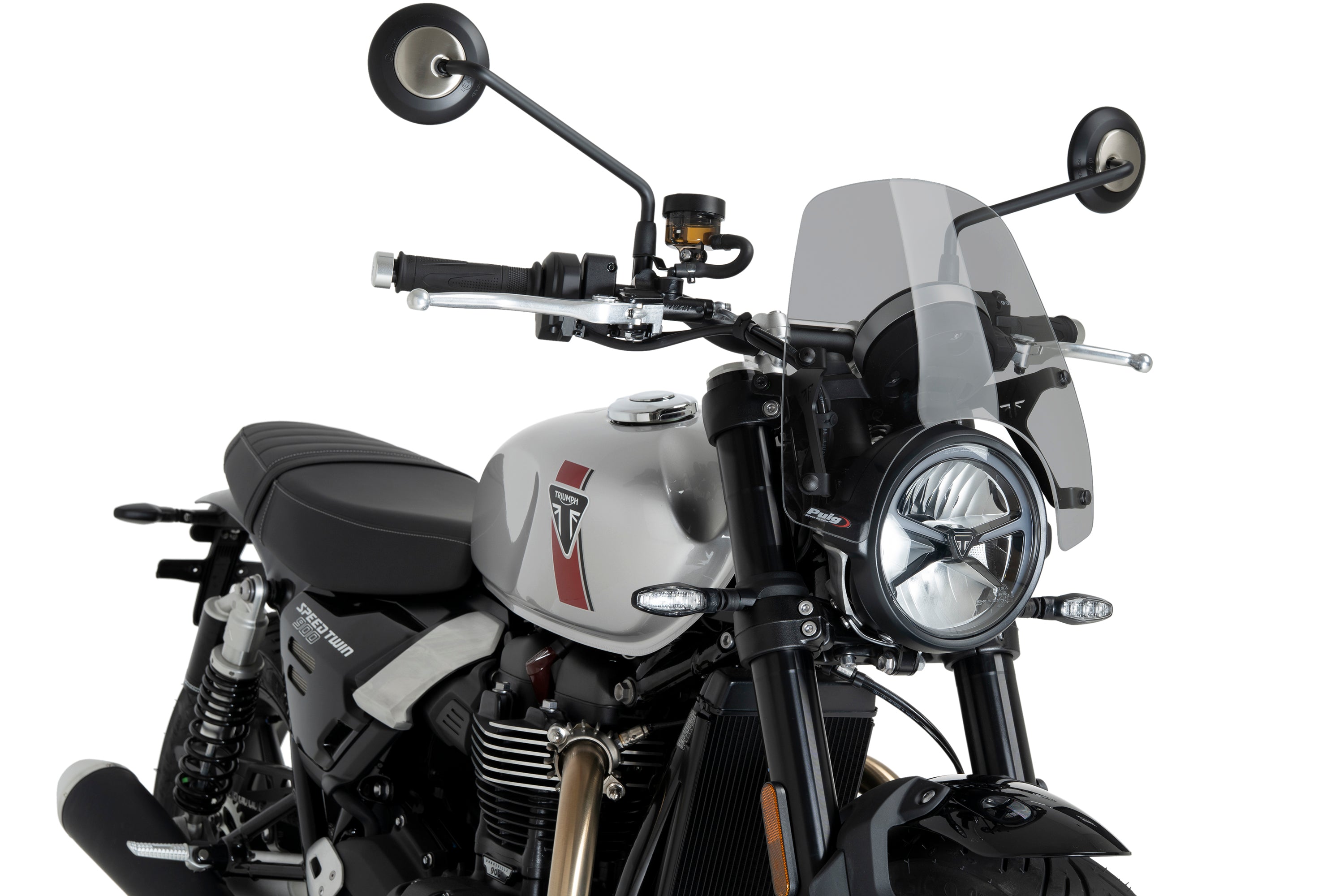 Puig Sport Screen | Light Smoke | Triumph Speed Twin 900 / 1200 / 1200 RS -   Pyramid Motorcycle Accessories
