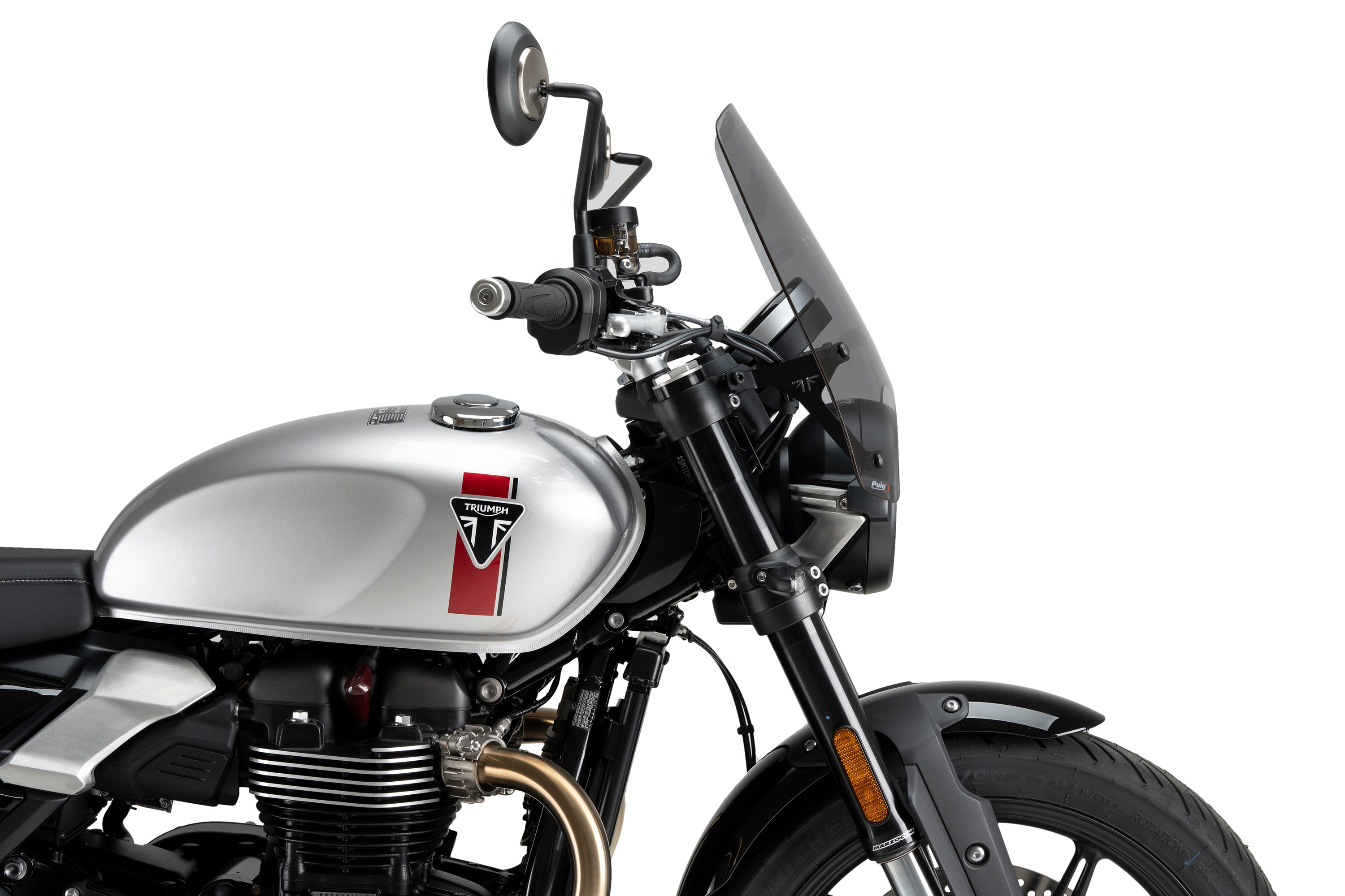 Puig Touring Screen | Light Smoke | Triumph Speed Twin 900 / 1200 / 1200 RS -   Pyramid Motorcycle Accessories