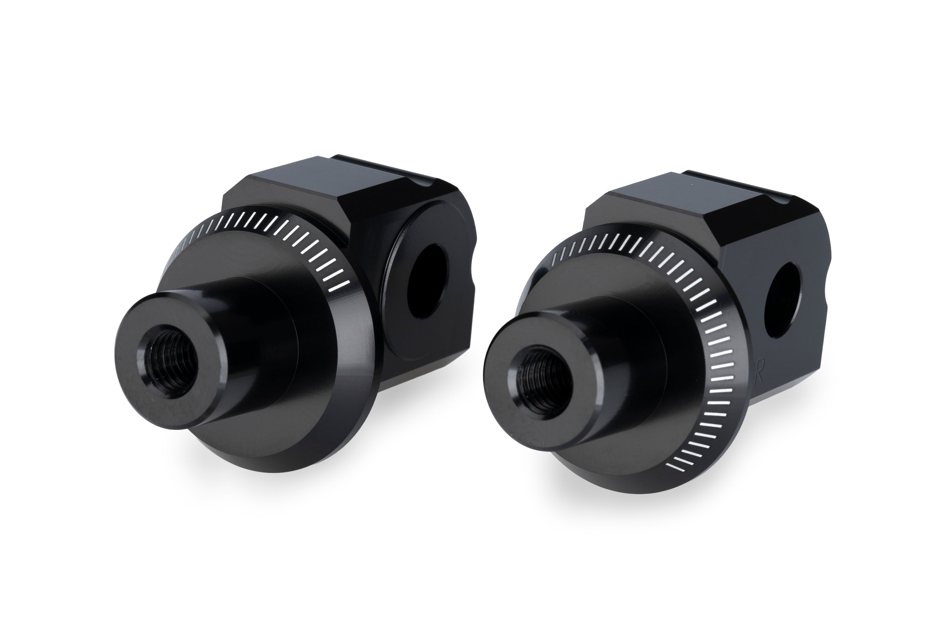 Puig Passenger Footpeg Adaptor | Black | Zontes ZT368T-G/ZT703-F/ZT703-RR 2025>Current -   Pyramid Motorcycle Accessories