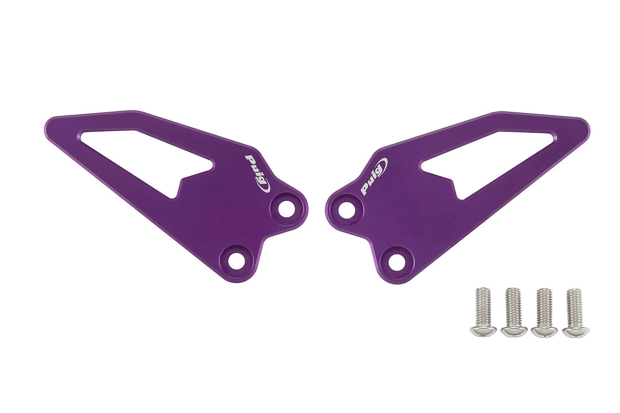 Puig Heel Plates | Purple | Yamaha R9 2025>Current -   Pyramid Motorcycle Accessories
