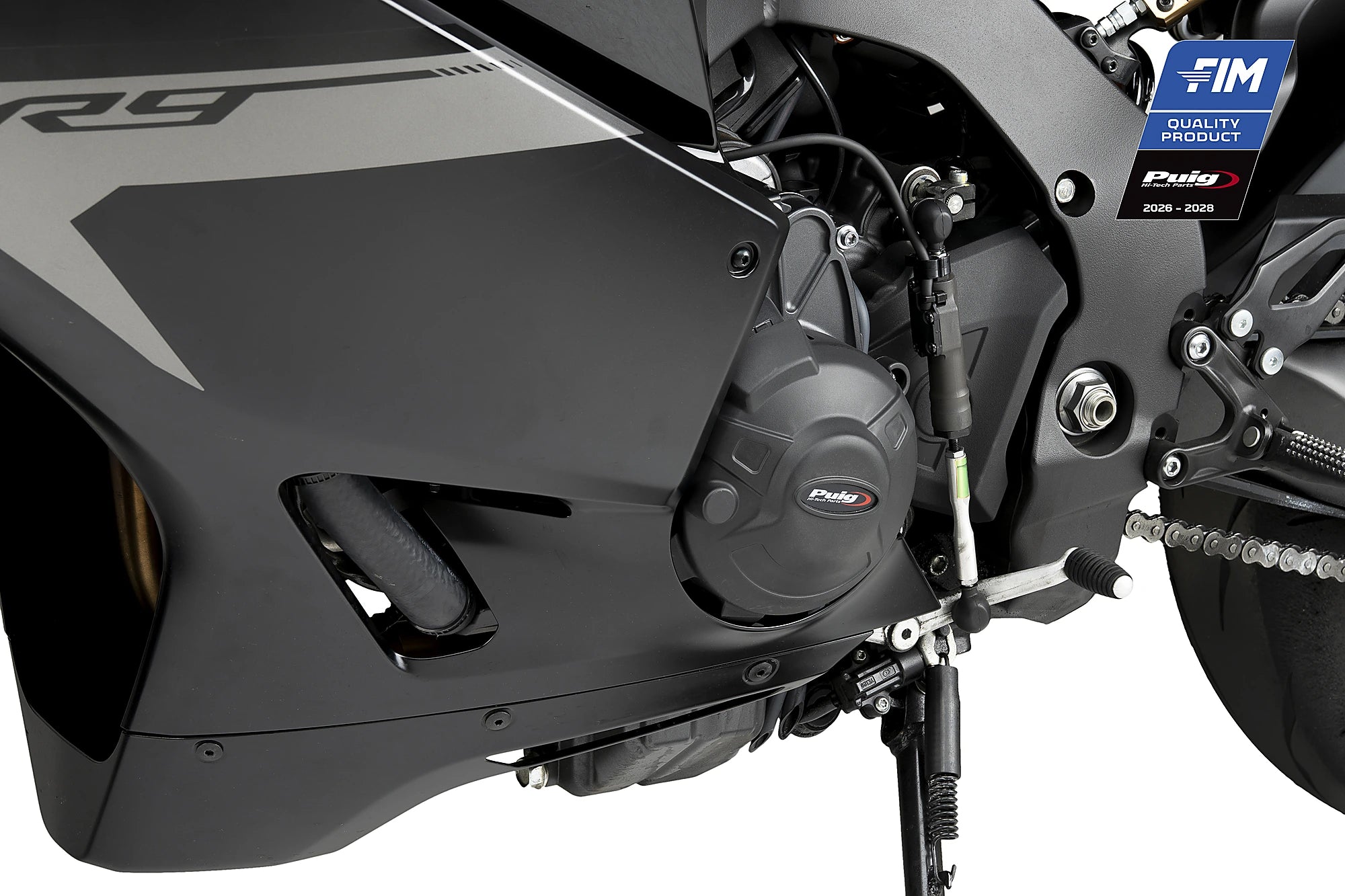 Puig Engine Covers | Black | Yamaha MT-09 / XSR 900 / R9 -   Pyramid Motorcycle Accessories
