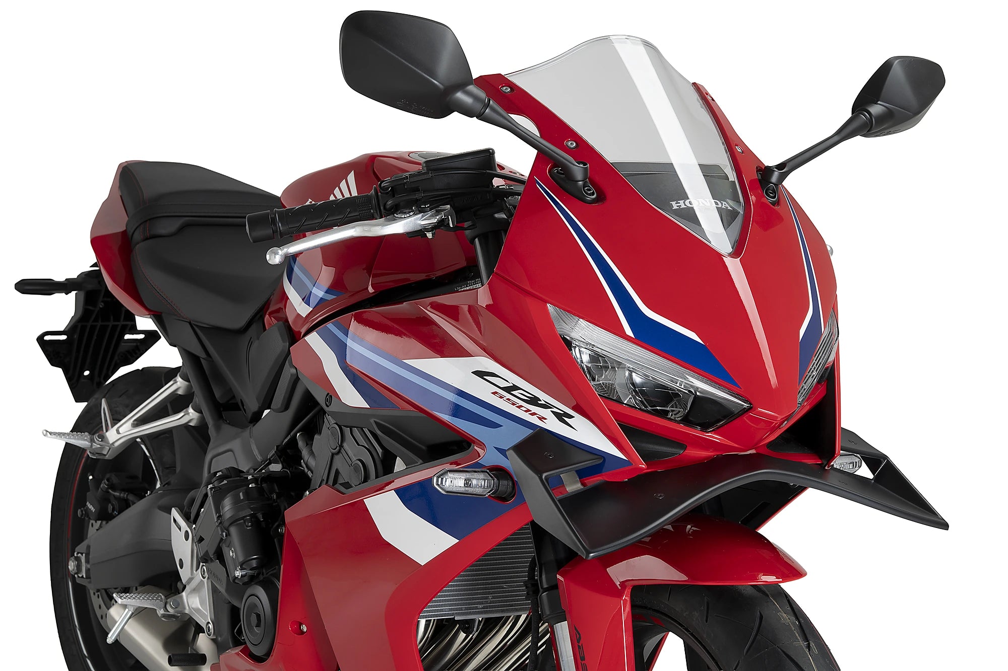 Puig GP Front Wing | Matte Black | Honda CBR 650 R 2024>Current -   Pyramid Motorcycle Accessories