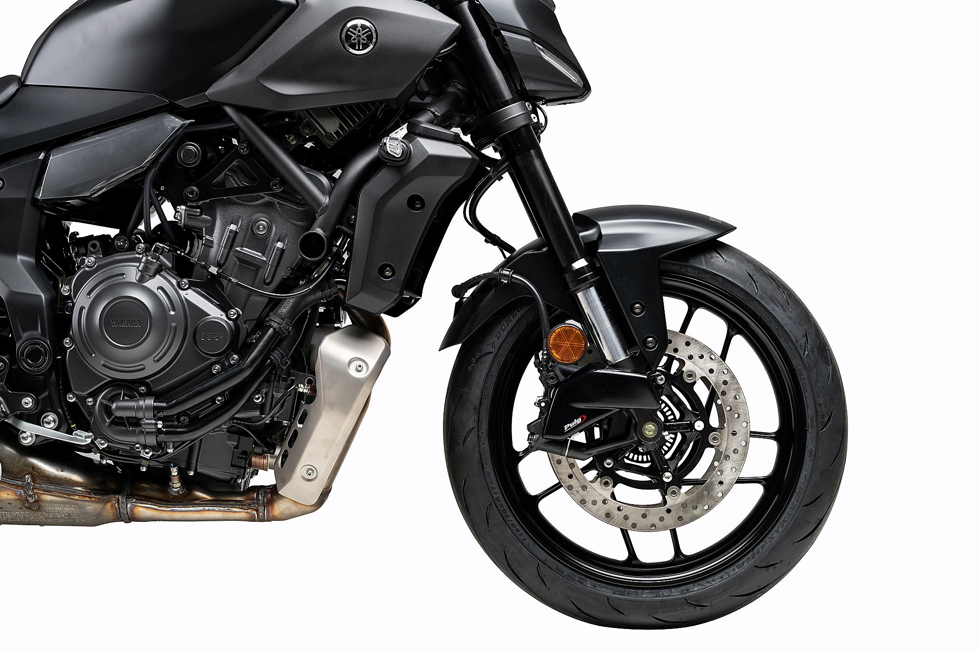 Puig Brake Ducts | Gloss Black | Yamaha MT-07 2025>Current -   Pyramid Motorcycle Accessories
