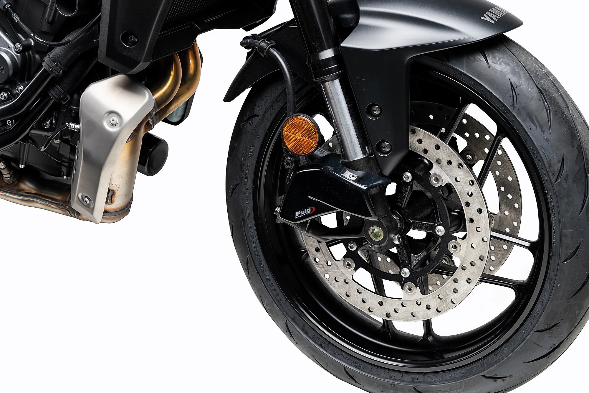 Puig Brake Ducts | Gloss Black | Yamaha MT-07 2025>Current -   Pyramid Motorcycle Accessories