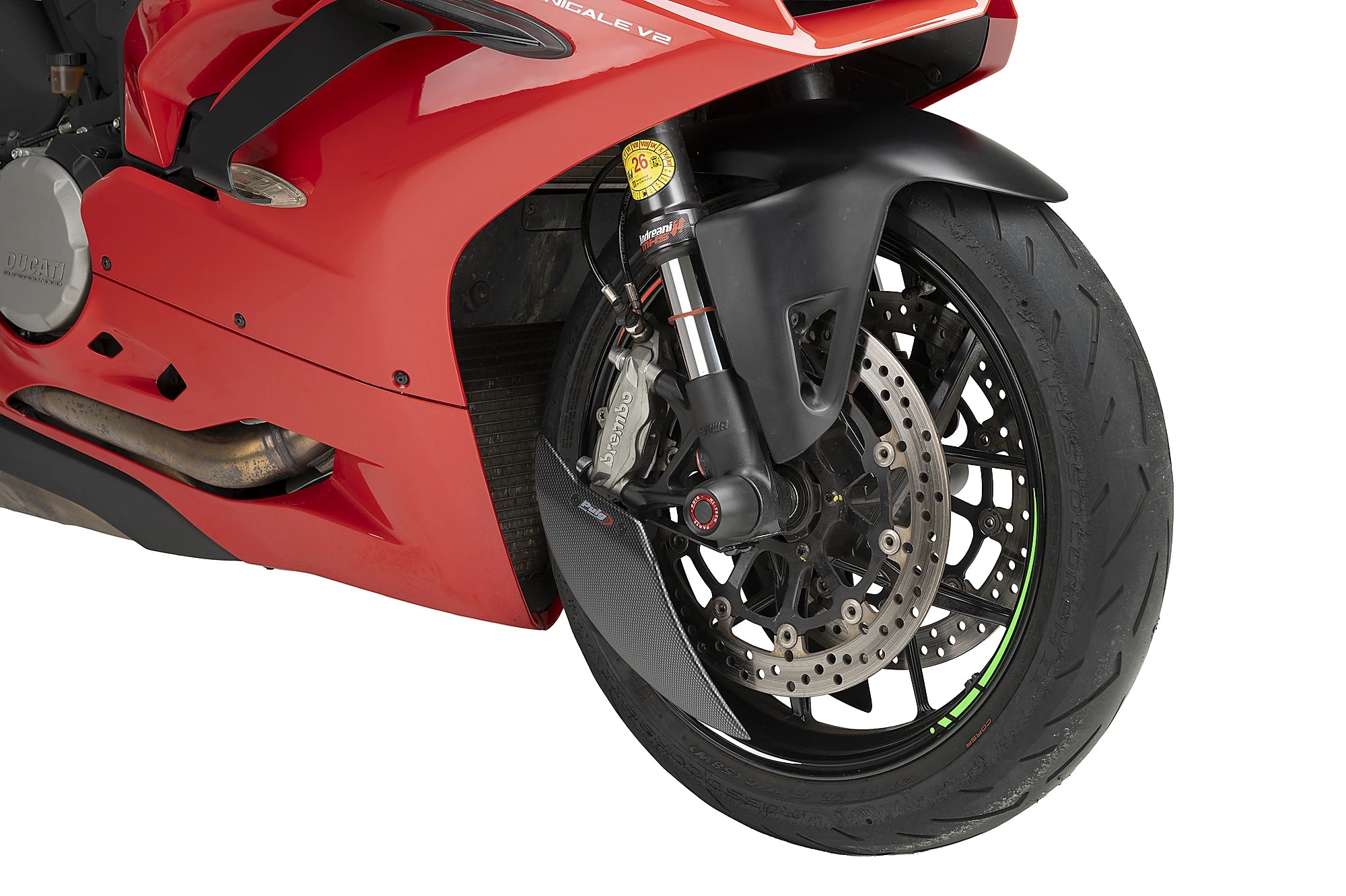 Puig Aero Wheel Deflectors | Carbon Look | Ducati Panigale V2/V4/V4 S 2020>2024 -   Pyramid Motorcycle Accessories