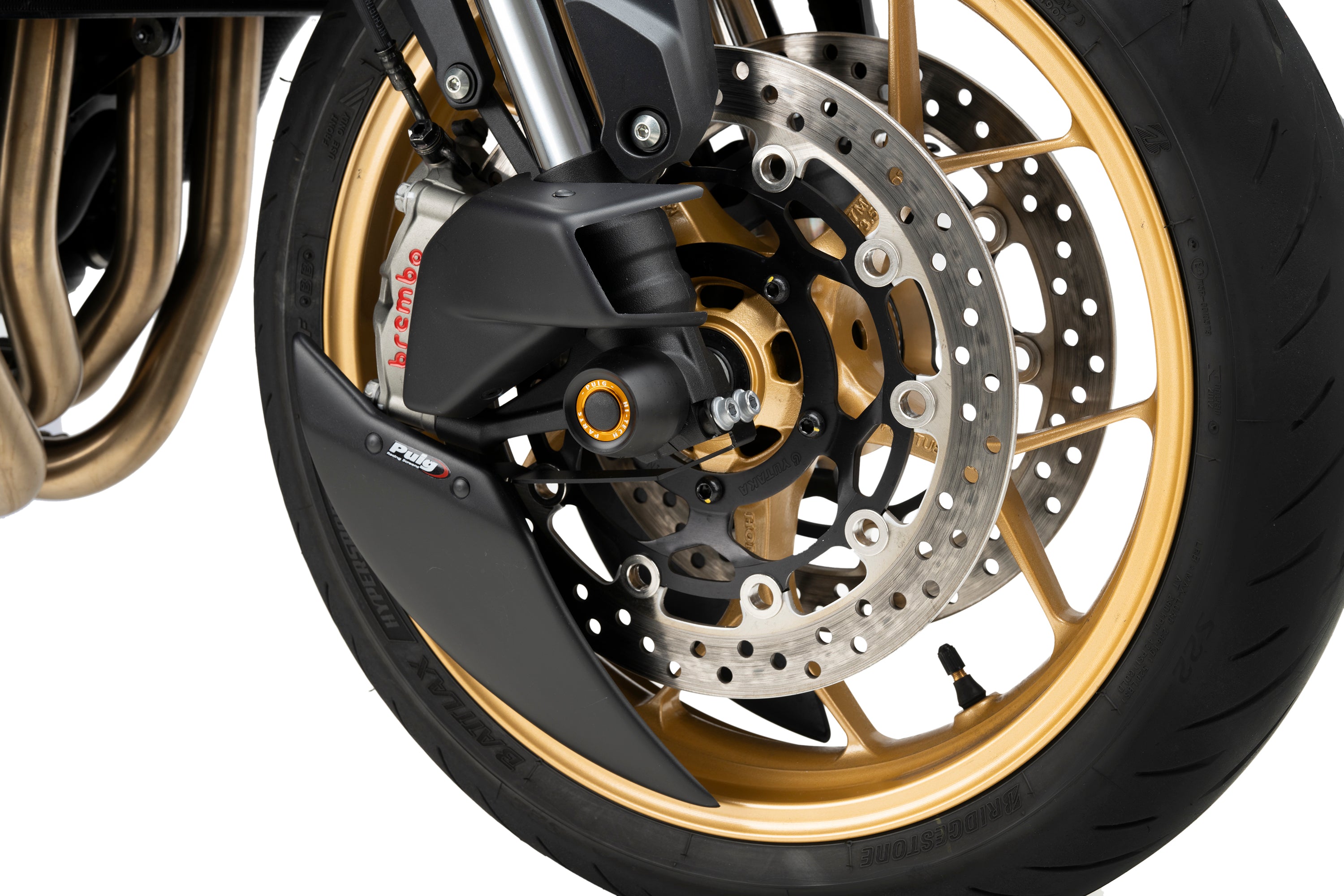 Puig Aero Wheel Deflector | Matte Black | Honda CB1000 Hornet inc. SP 2025>Current -   Pyramid Motorcycle Accessories