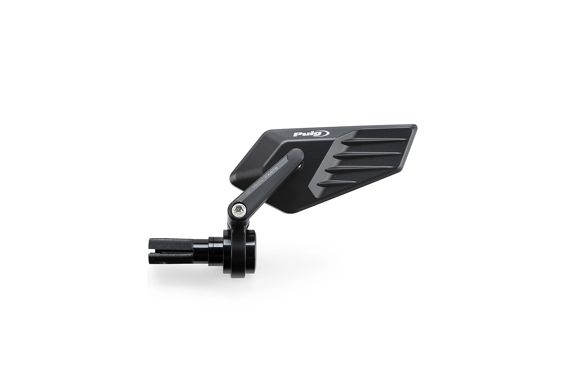 Puig Bladed Bar End Mirror - Left | Black -   Pyramid Motorcycle Accessories